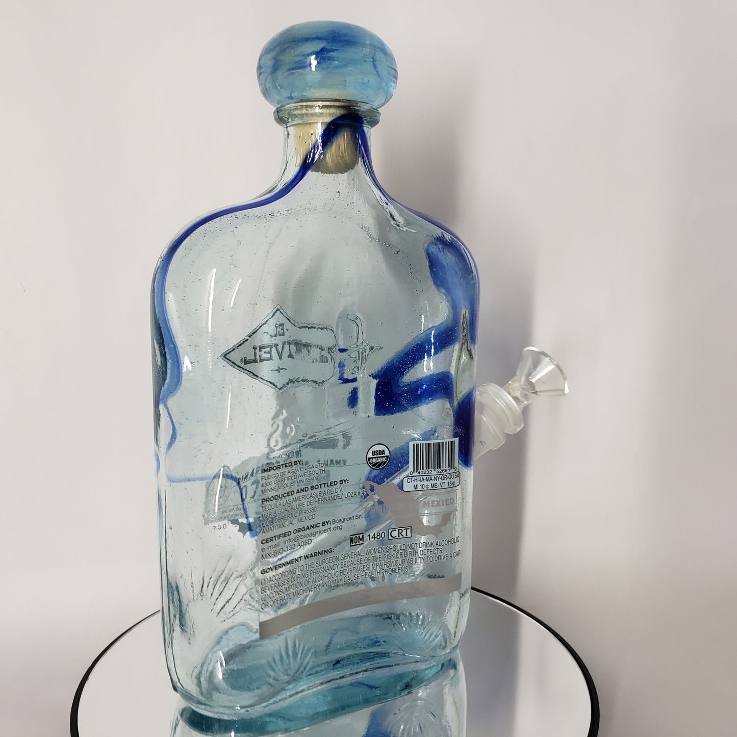 El Nivel Blanco Tequila Bong
