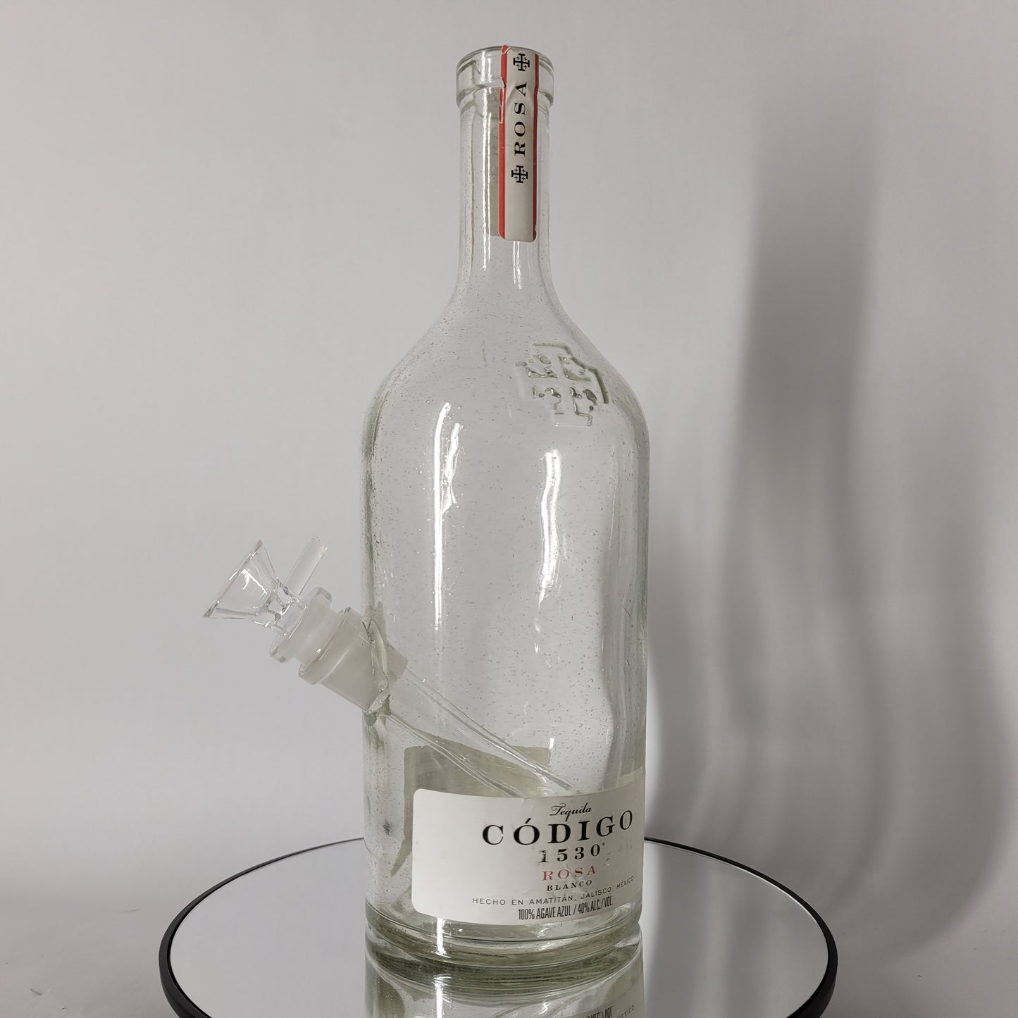 Codigo 1530 Blanco Rosa Tequila Bong