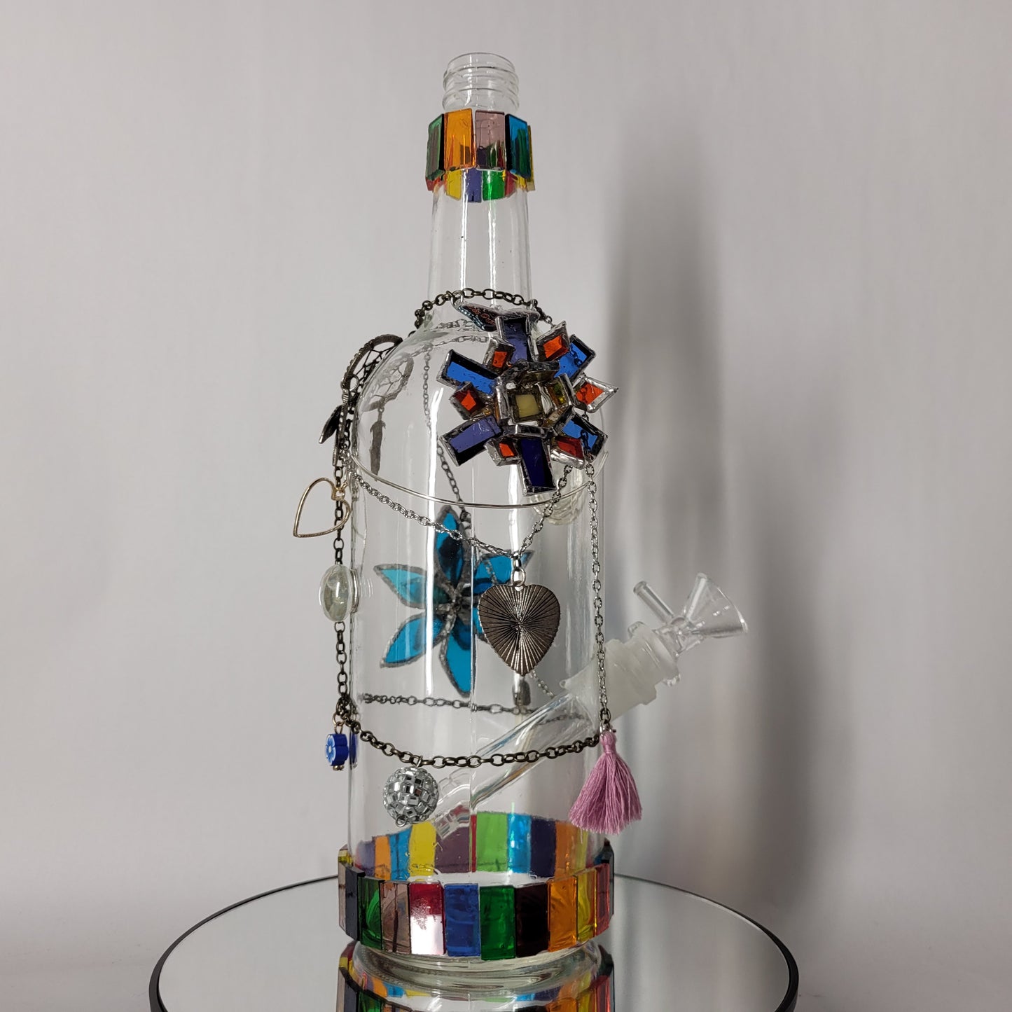 SMOKED GLASS AND BITS BONGS