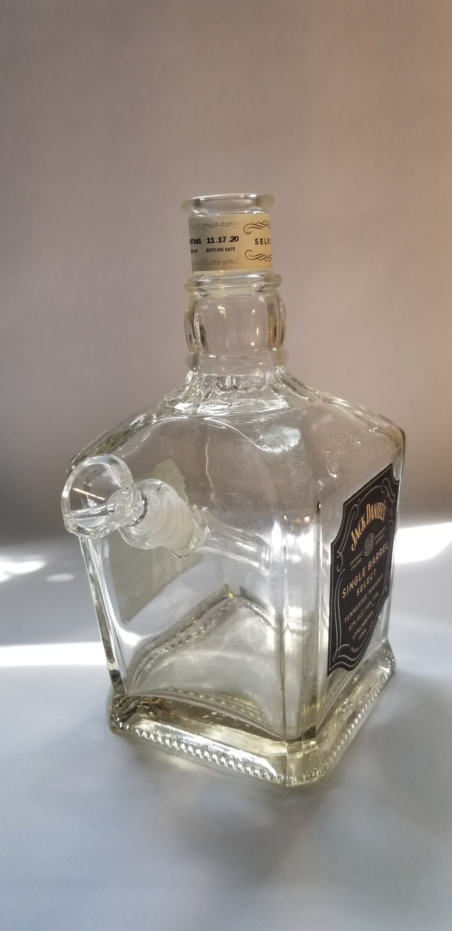 Jack Daniels Single Barrel Tennessee Whiskey Bong.