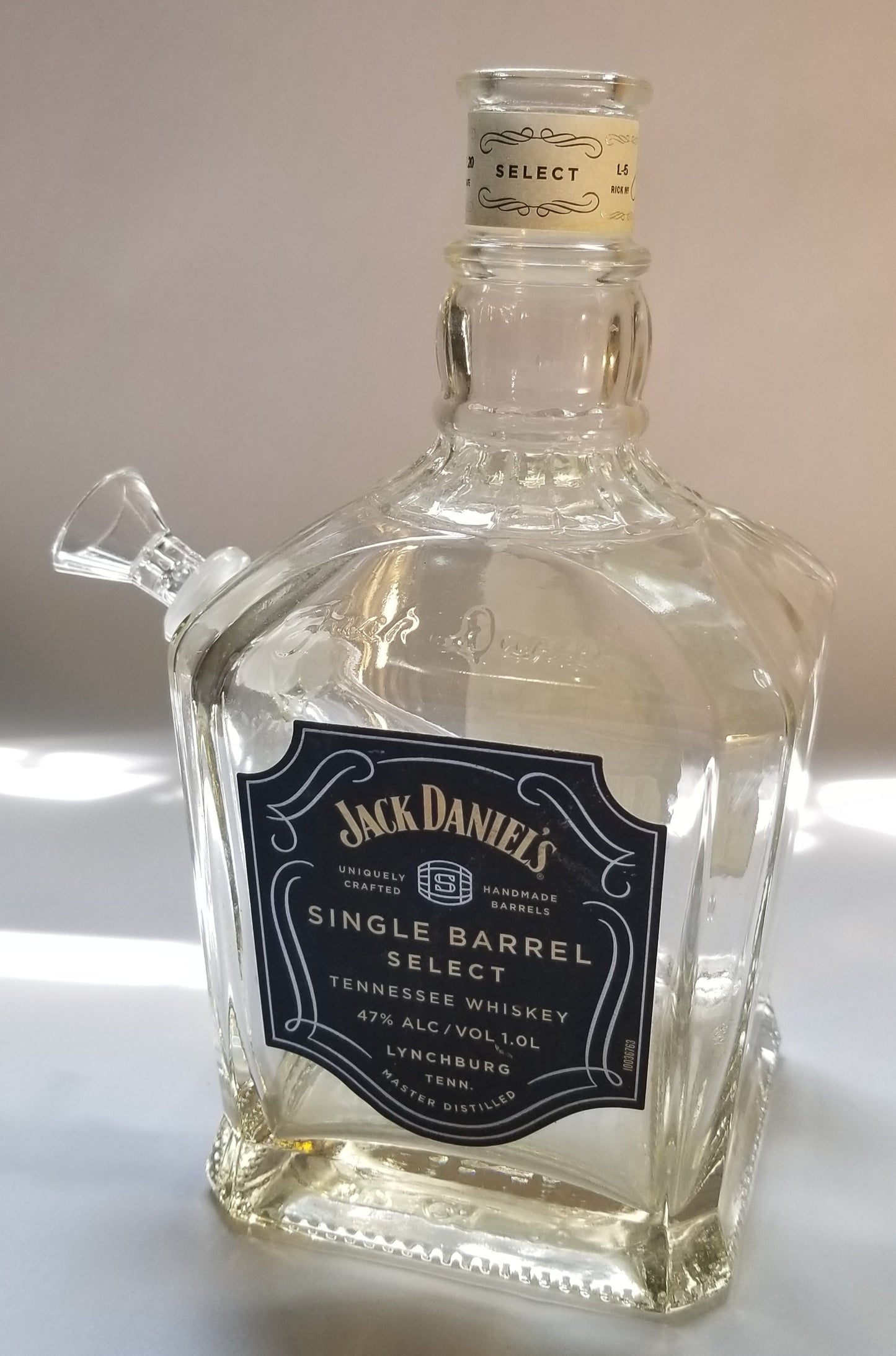 Jack Daniels Single Barrel Tennessee Whiskey Bong.