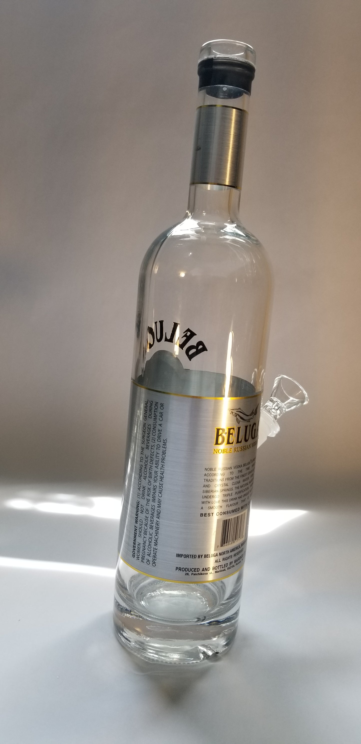 Beluga Noble Russian Vodka Bong.