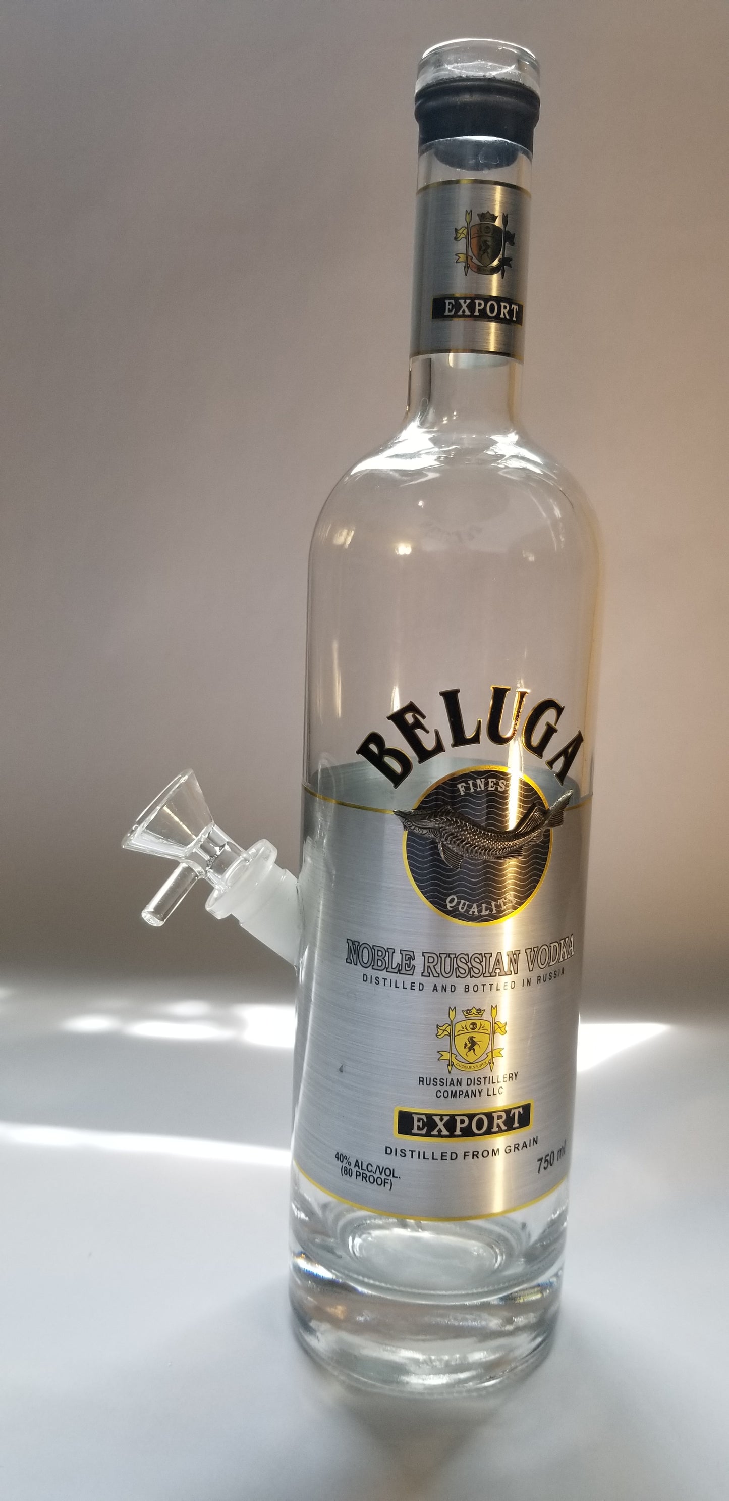 Beluga Noble Russian Vodka Bong.