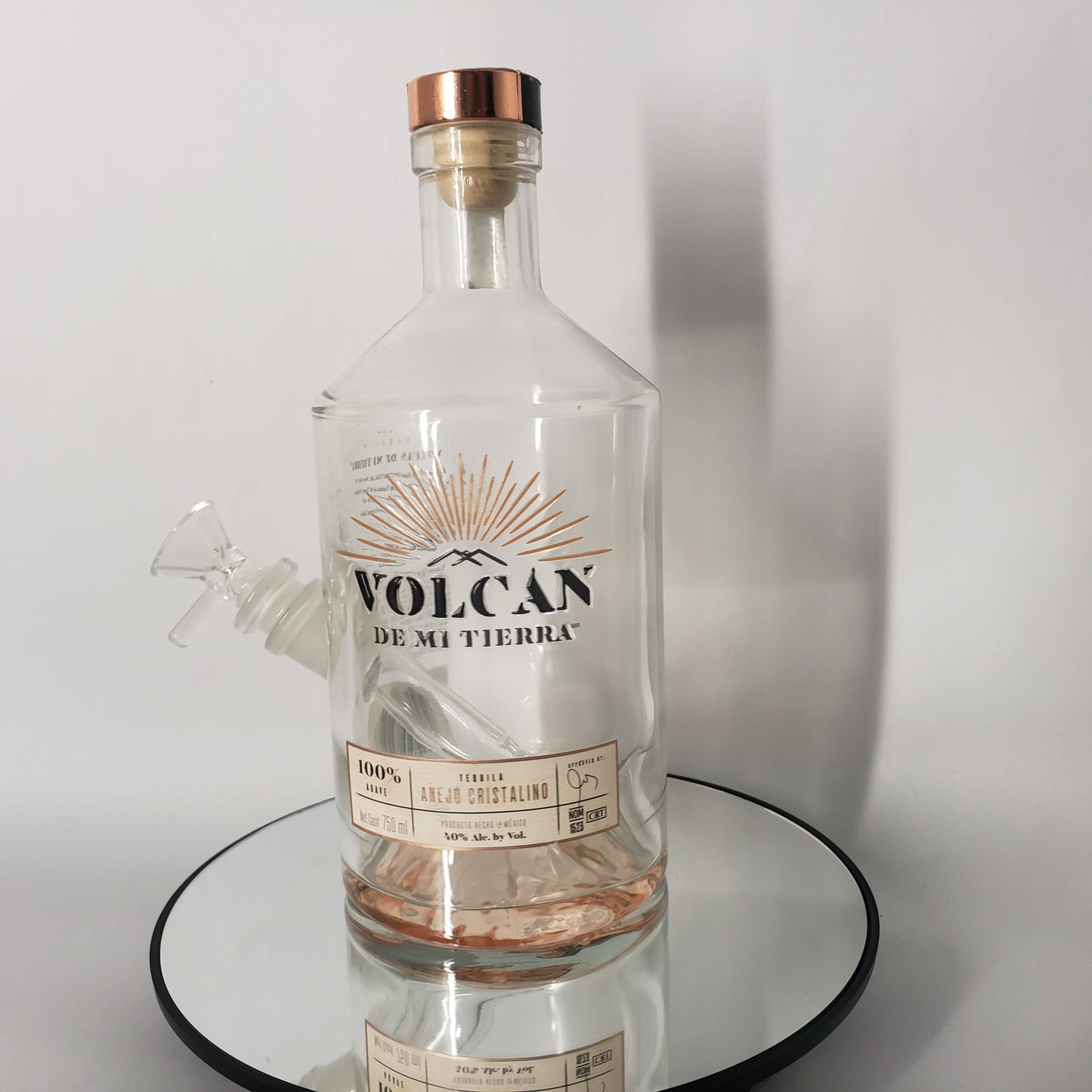 Volcan de Mi Tierra Tequila Añejo Cristalino Bong