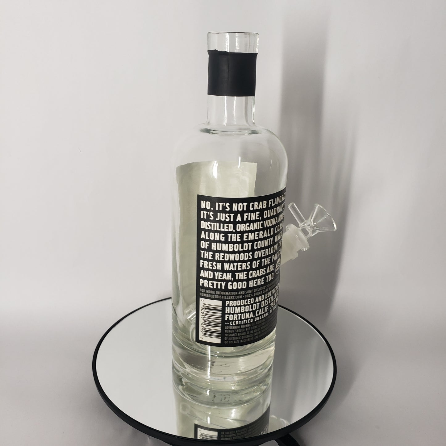 Humboldt Distillery Organic Vodka Bong