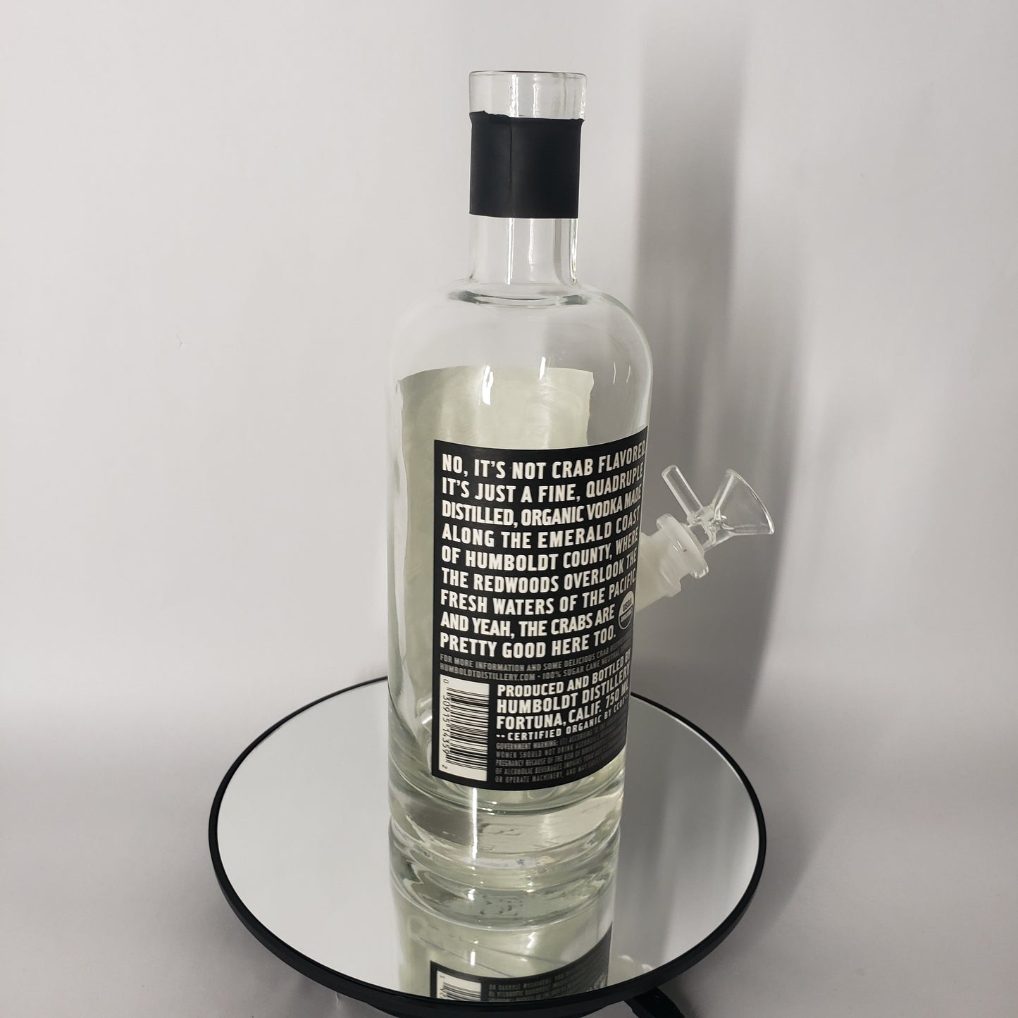 Humboldt Distillery Organic Vodka Bong