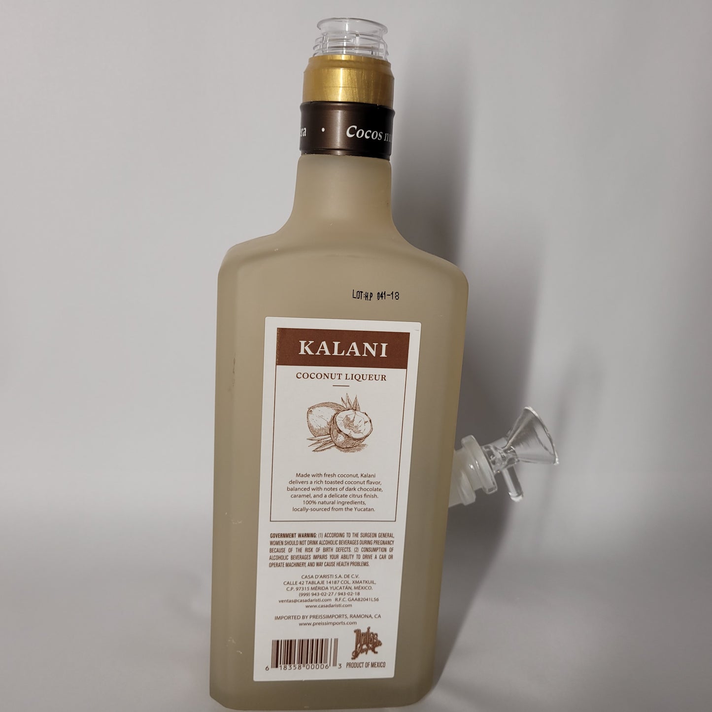 Kalani Coconut Rum Liqueur Bong