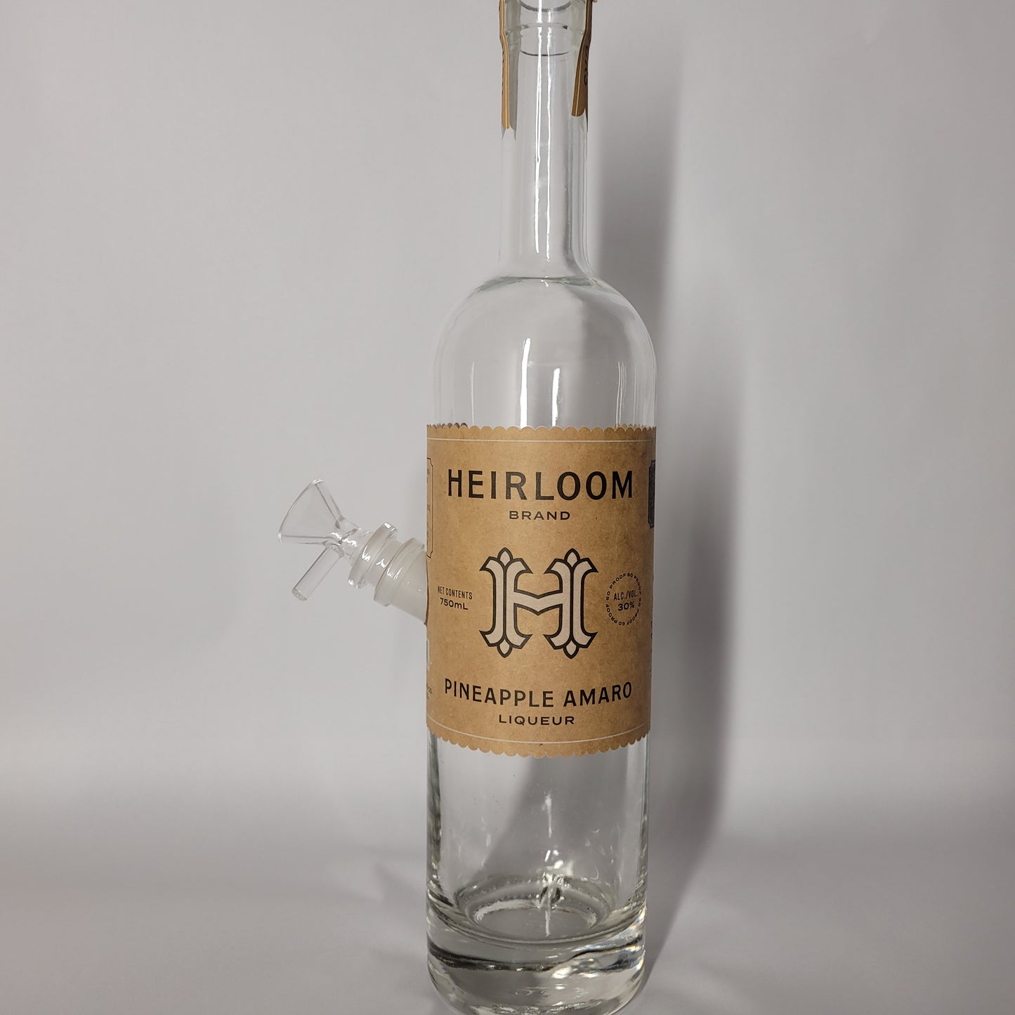 Heirloom Pineapple Amaro Liqueur Bong