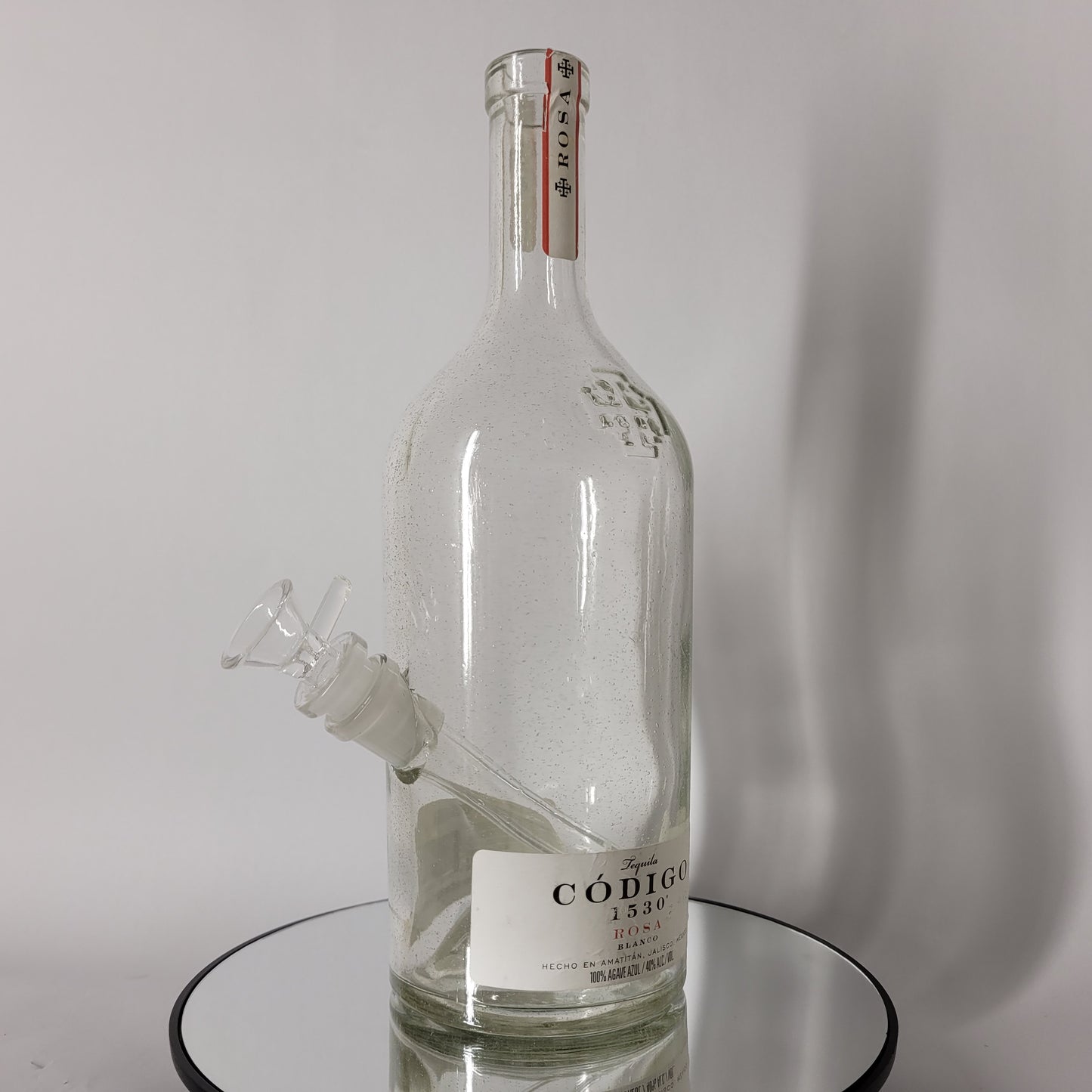 Codigo 1530 Blanco Rosa Tequila Bong