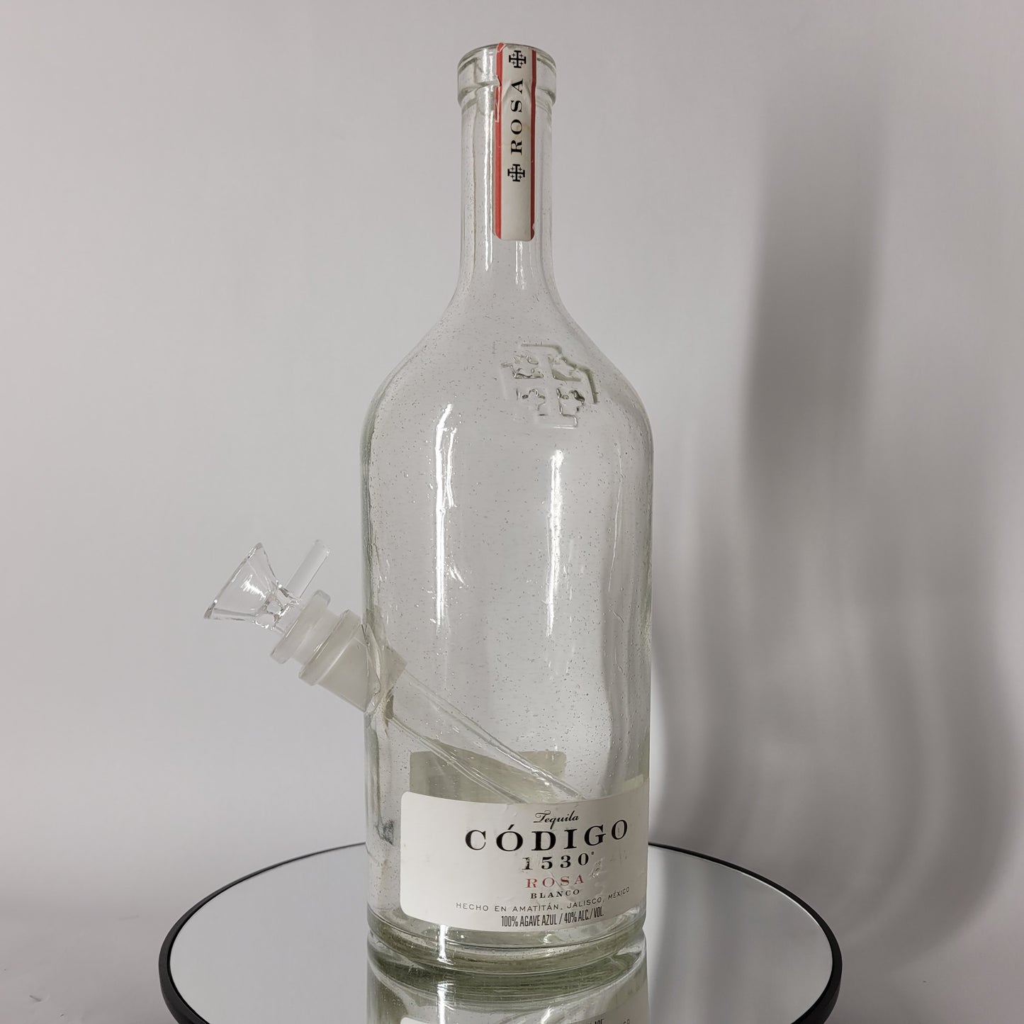 Codigo 1530 Blanco Rosa Tequila Bong