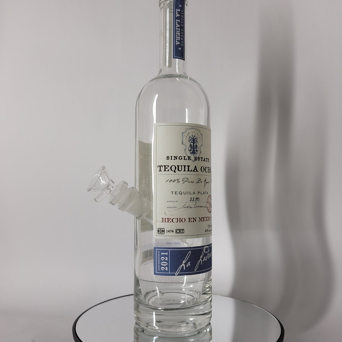 Ocho Plata Tequila Bong