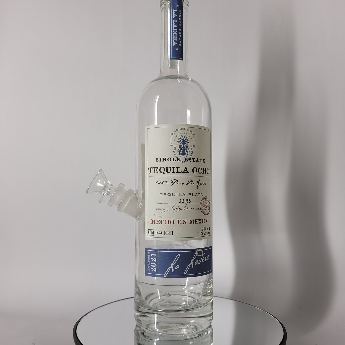 Ocho Plata Tequila Bong