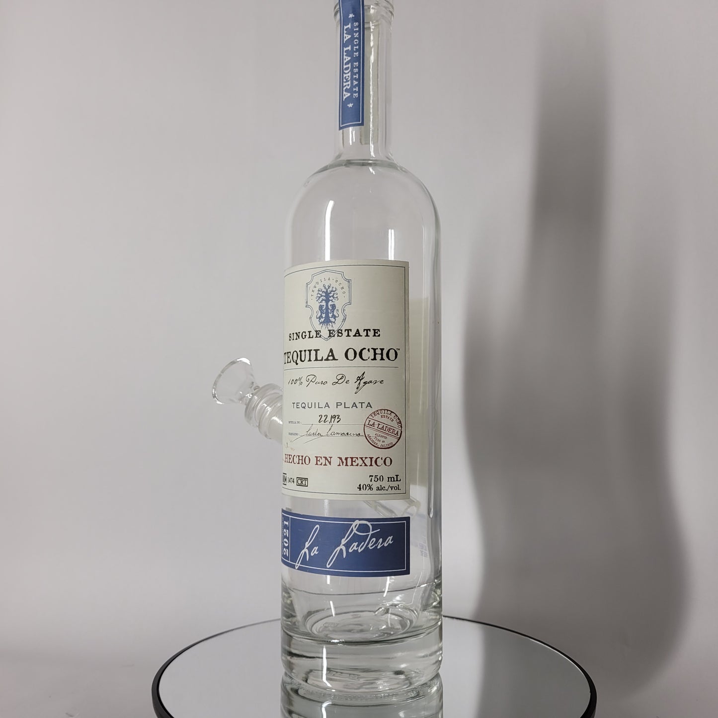 Ocho Plata Tequila Bong