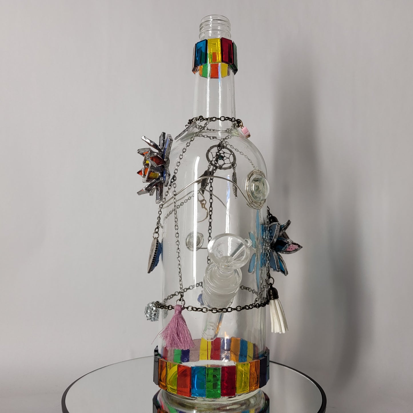 SMOKED GLASS AND BITS BONGS