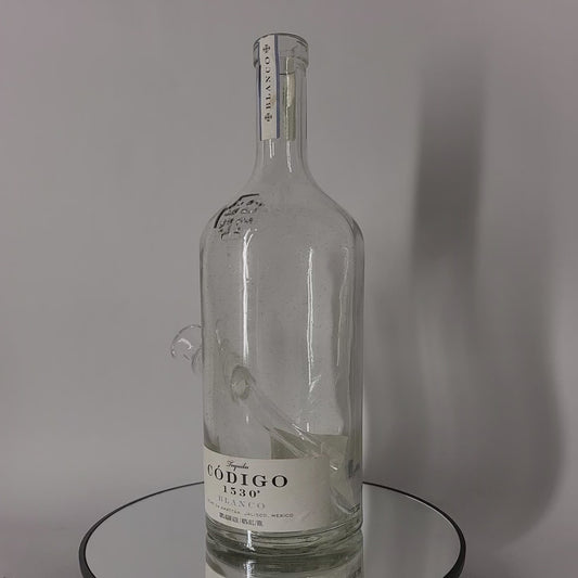 CLEAR 1 LITER BONG BOTTLE – MILE HIGH BOTTLE BONGS