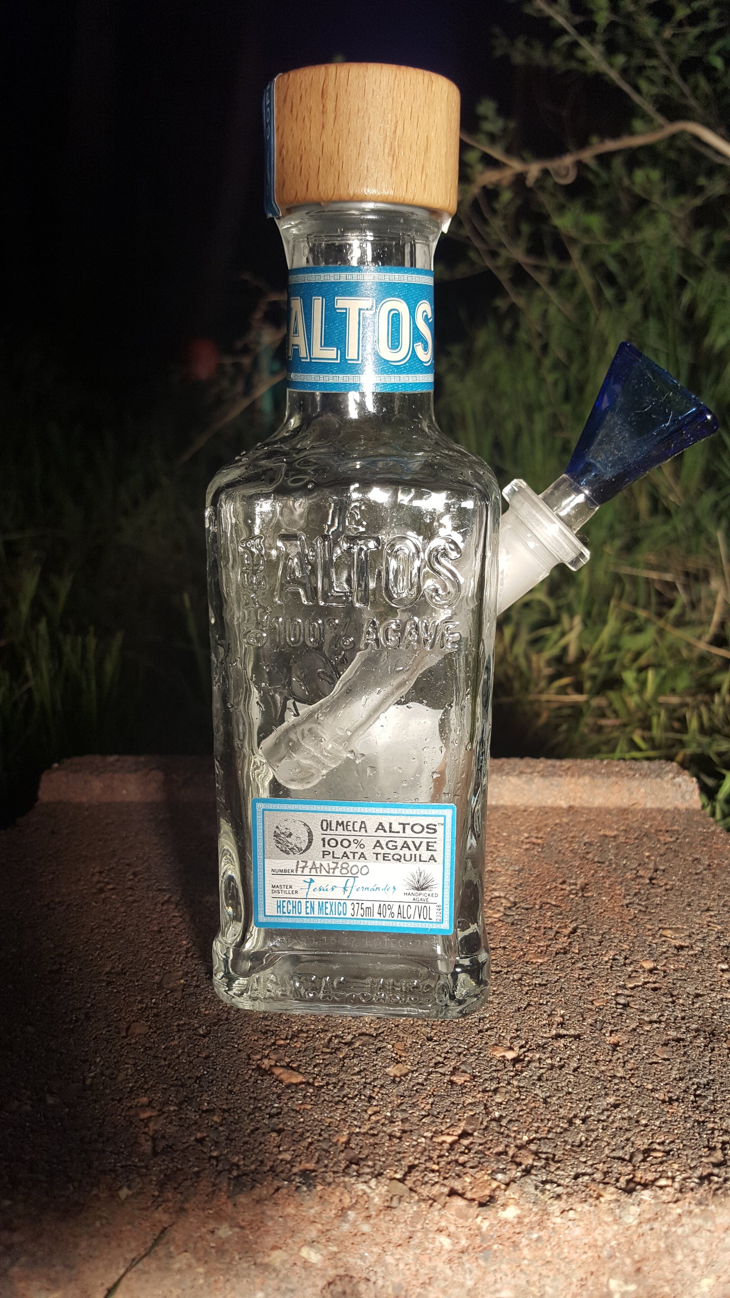 ALTOS TEQUILA 375ml BOTTLE BONG