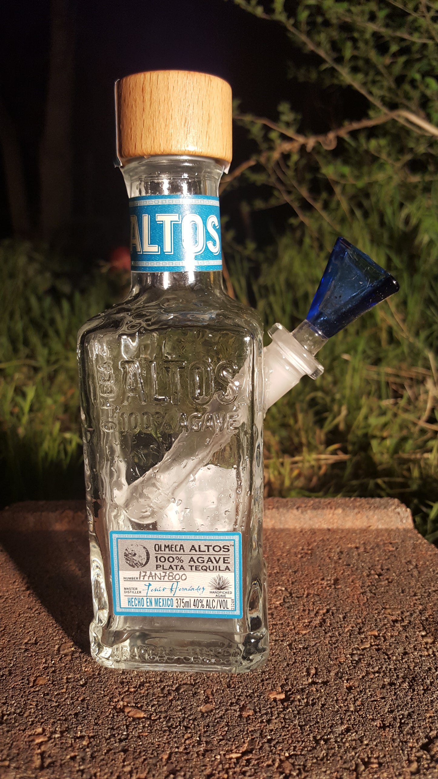 ALTOS TEQUILA 375ml BOTTLE BONG