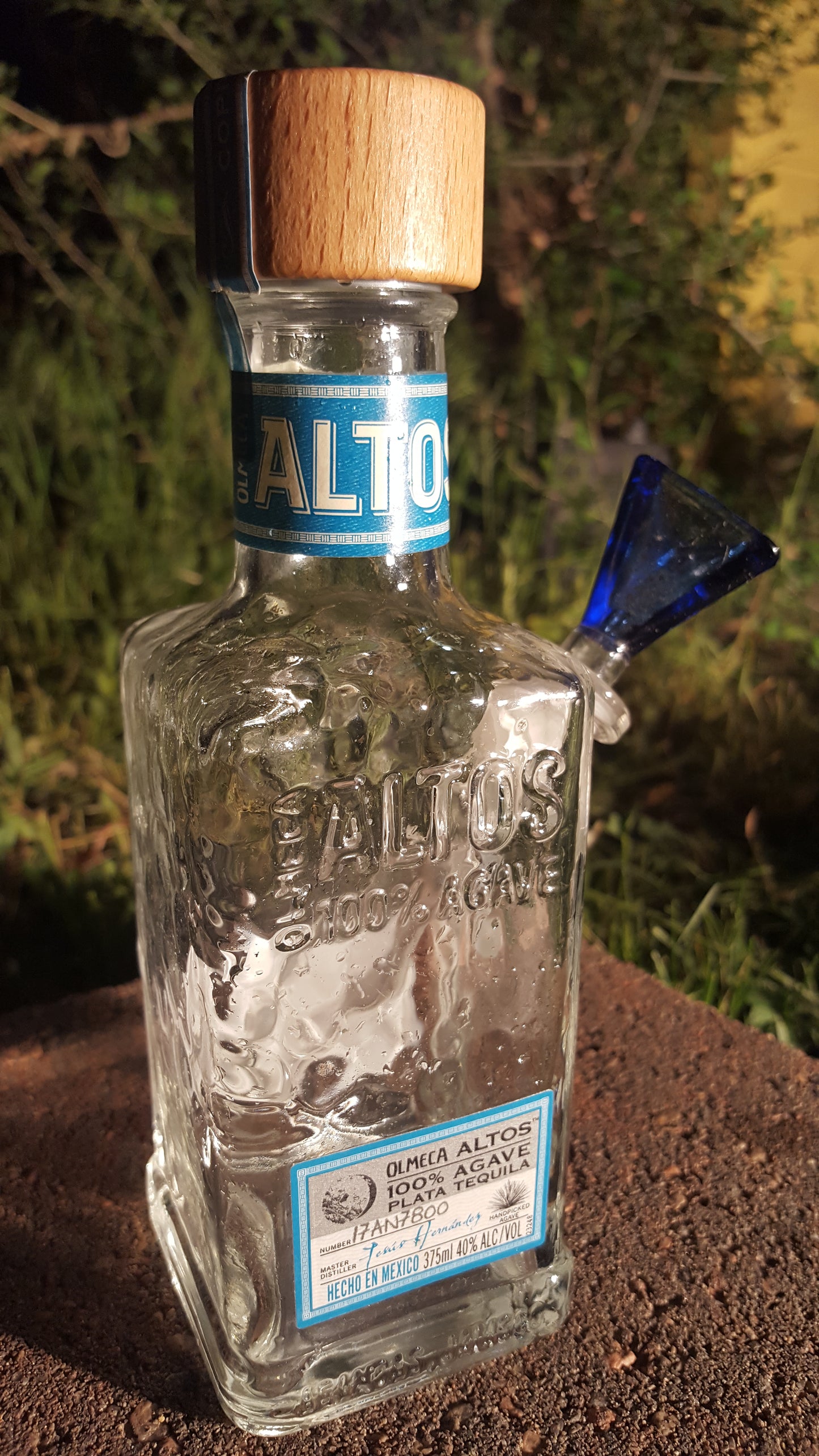 ALTOS TEQUILA 375ml BOTTLE BONG