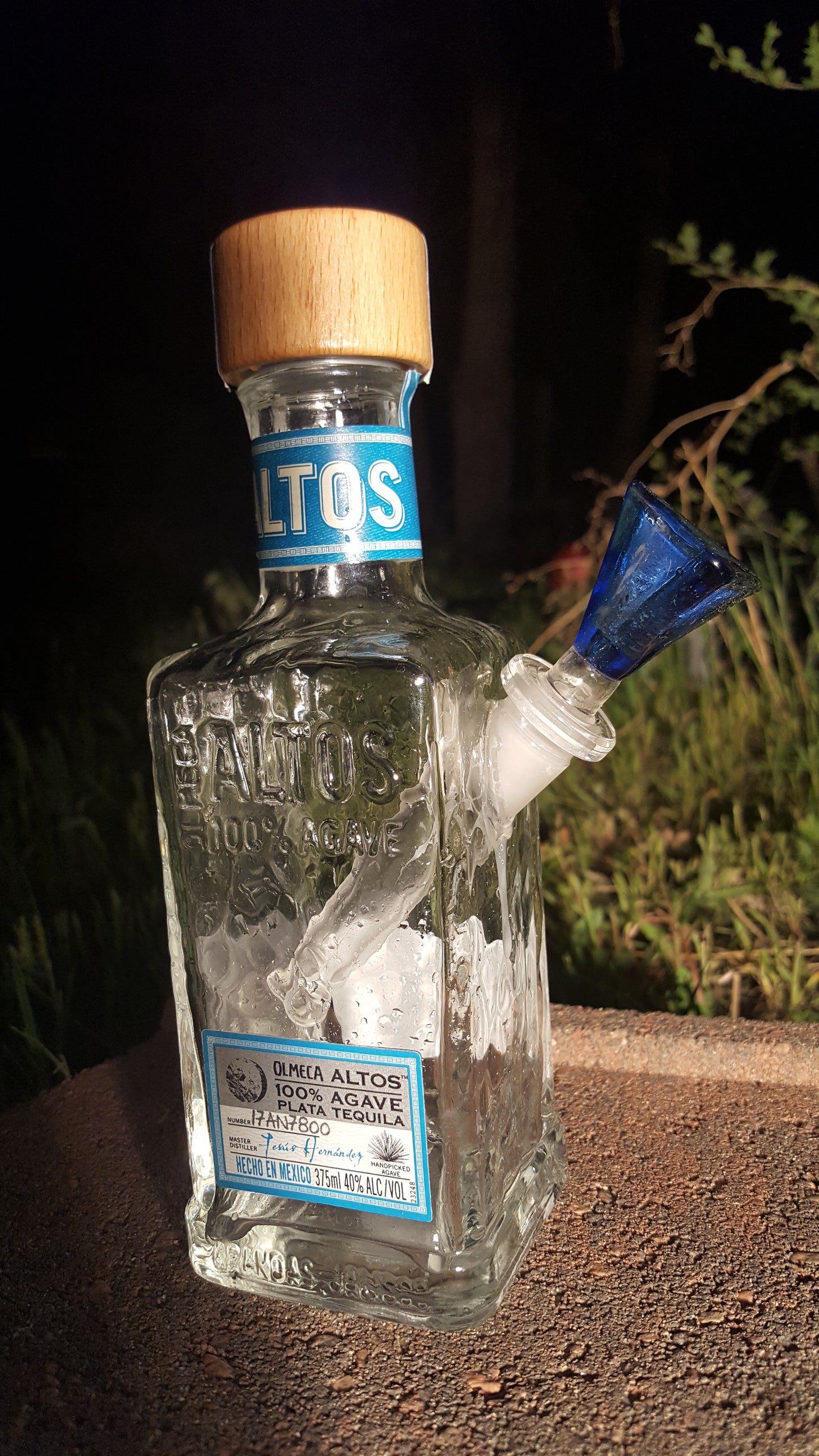 ALTOS TEQUILA 375ml BOTTLE BONG