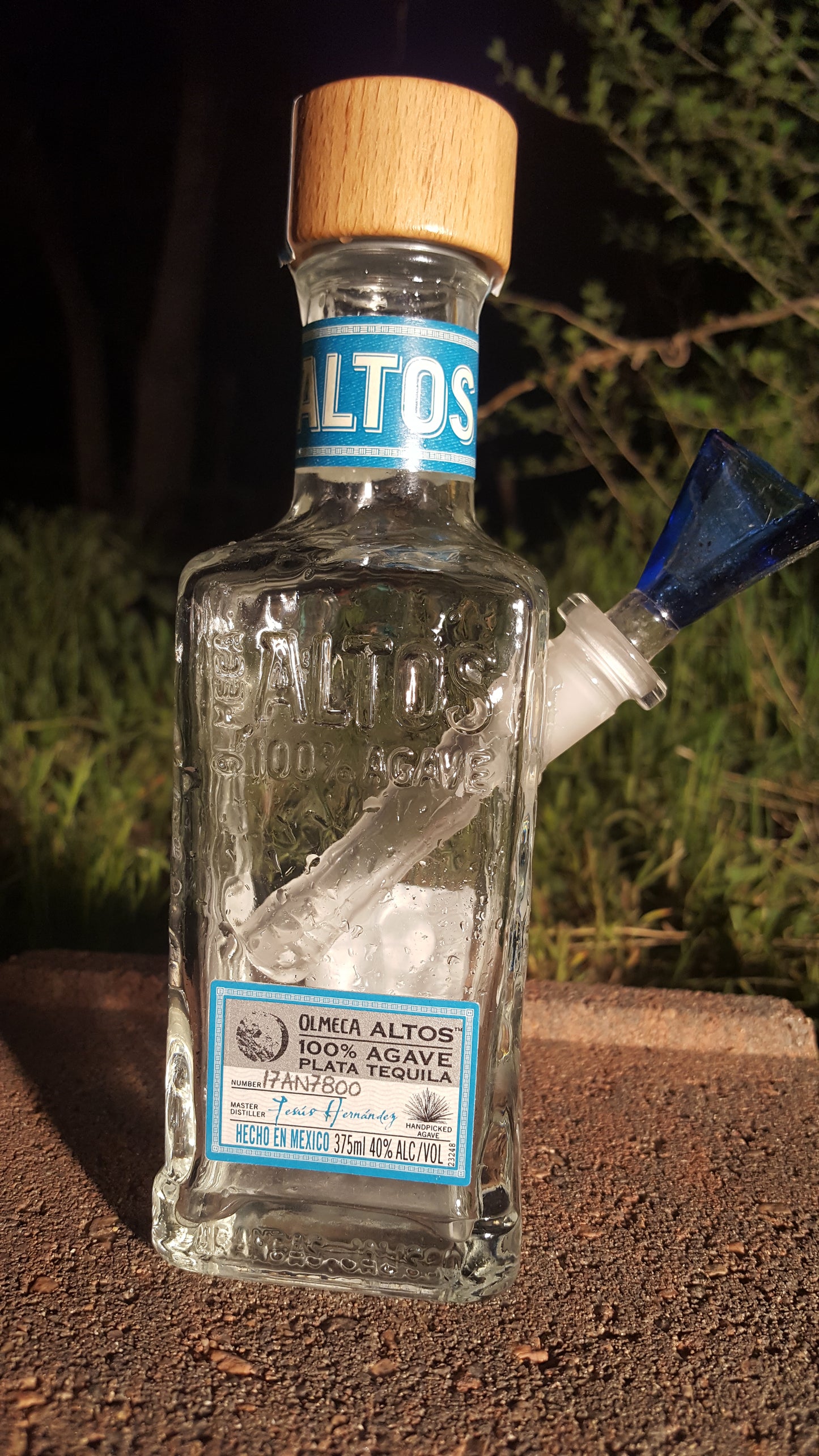 ALTOS TEQUILA 375ml BOTTLE BONG