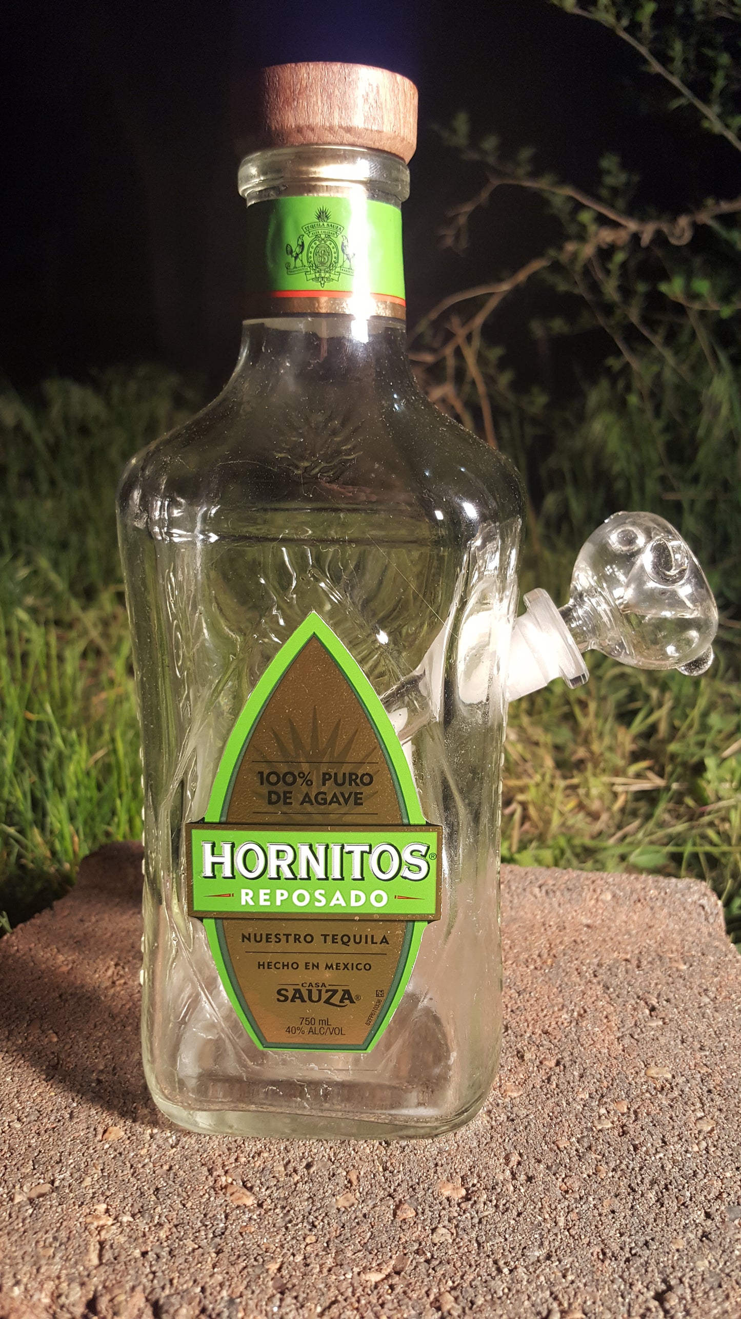 HORNITOS TEQUILA BOTTLE BONG