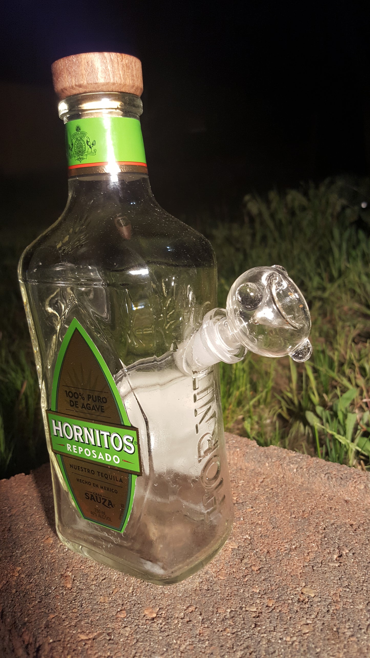 HORNITOS TEQUILA BOTTLE BONG