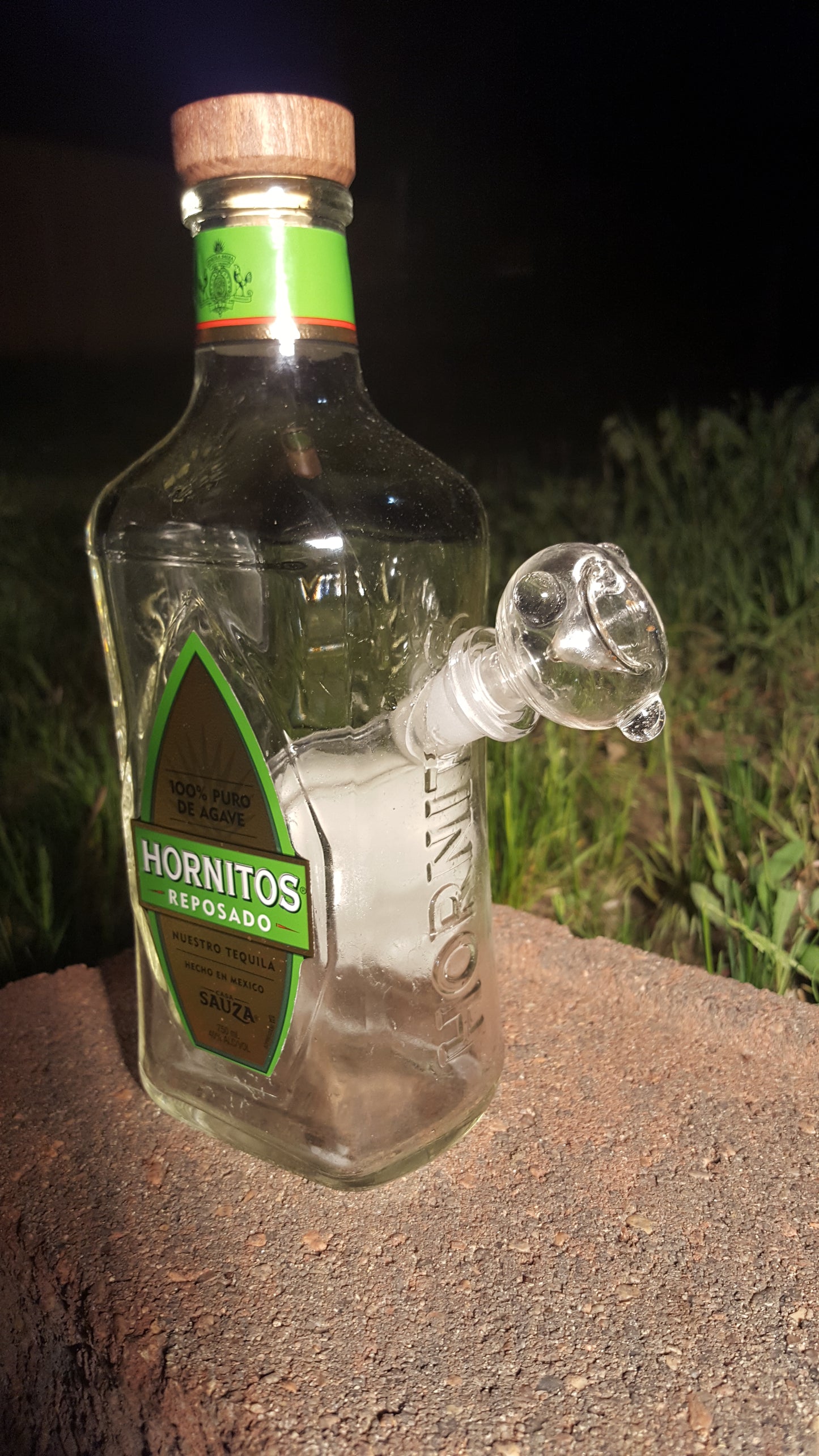 HORNITOS TEQUILA BOTTLE BONG