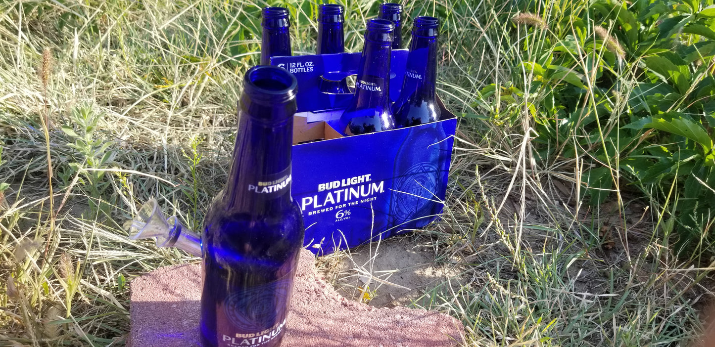 BUDLIGHT PLATINUM 6 PACK OF BONGS