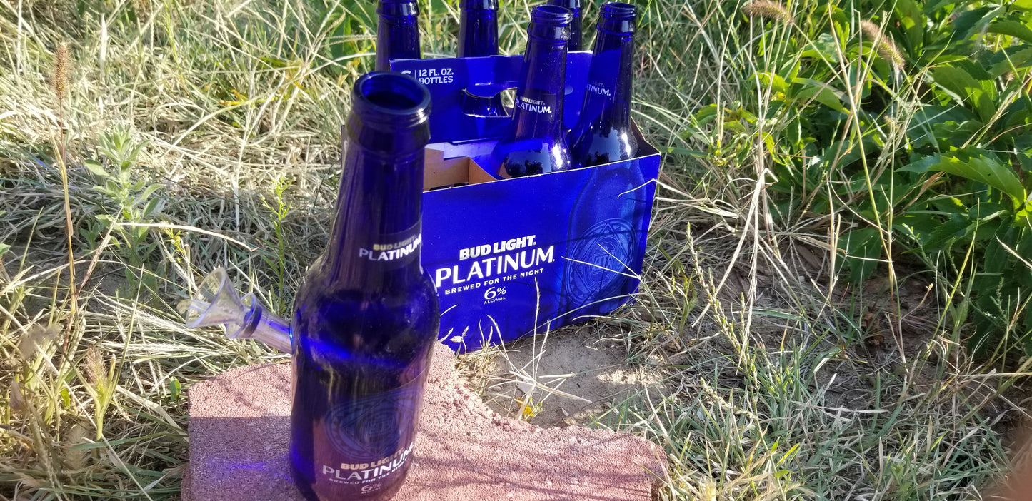 BUDLIGHT PLATINUM 6 PACK OF BONGS