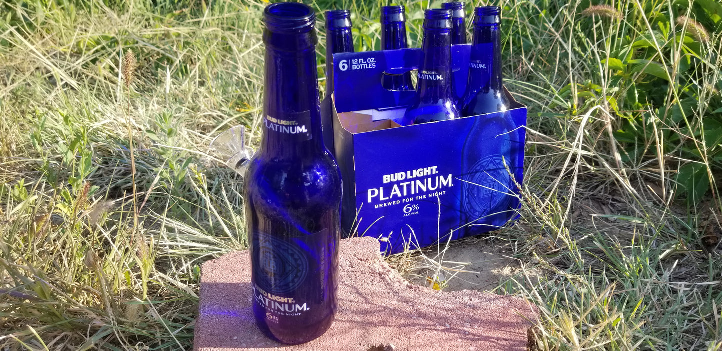 BUDLIGHT PLATINUM 6 PACK OF BONGS