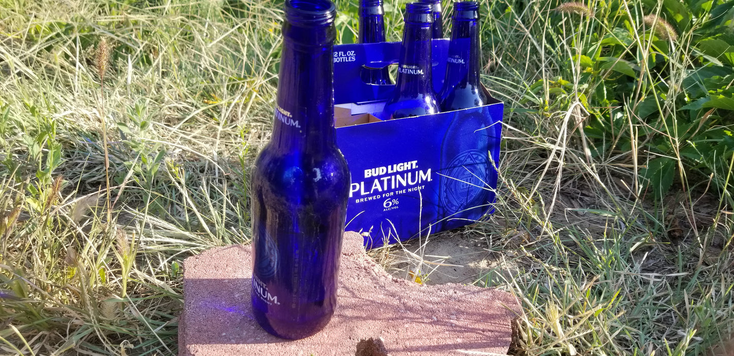 BUDLIGHT PLATINUM 6 PACK OF BONGS