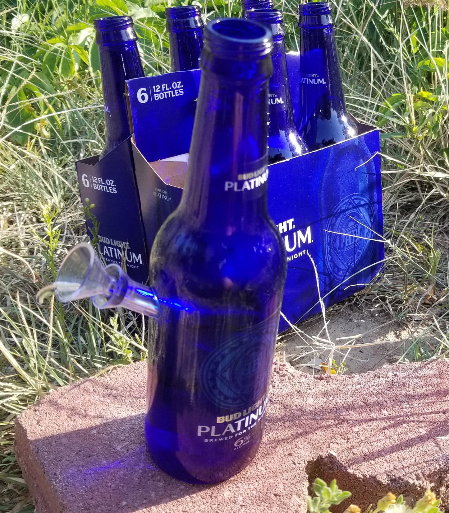 BUDLIGHT PLATINUM 6 PACK OF BONGS