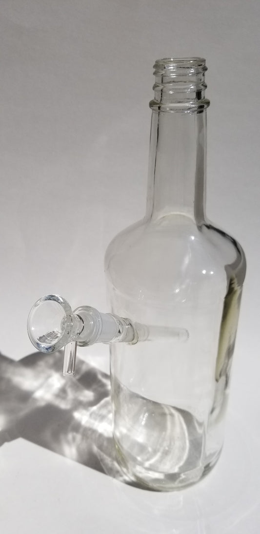 CLEAR 1 LITER BONG BOTTLE