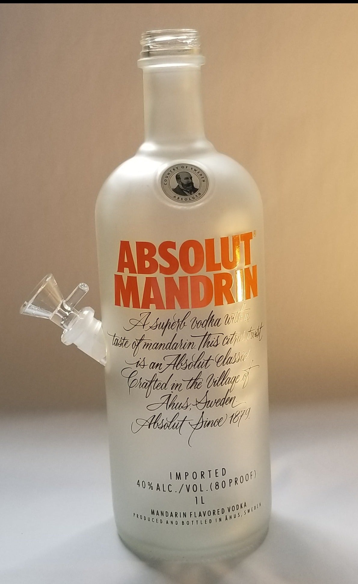 ABSOLUT MANDRIN VODKA BONG