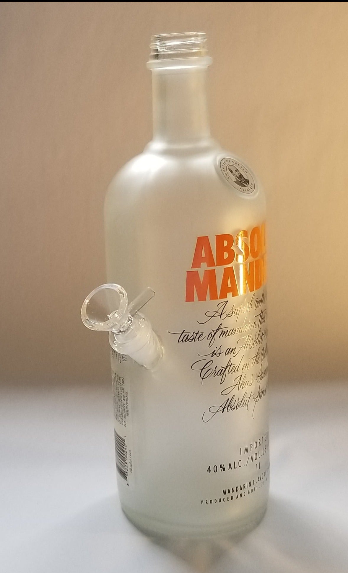 ABSOLUT MANDRIN VODKA BONG