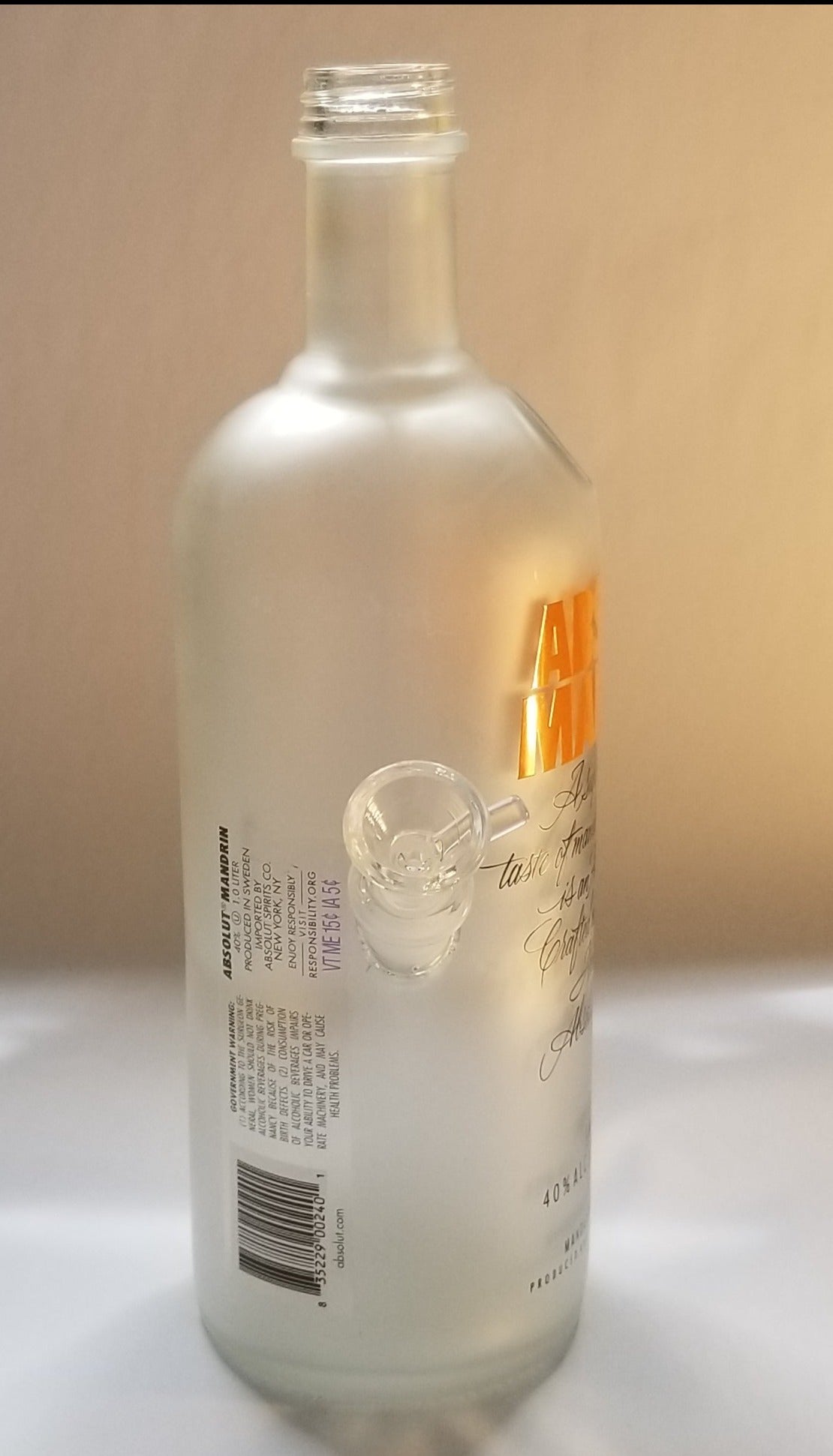 ABSOLUT MANDRIN VODKA BONG