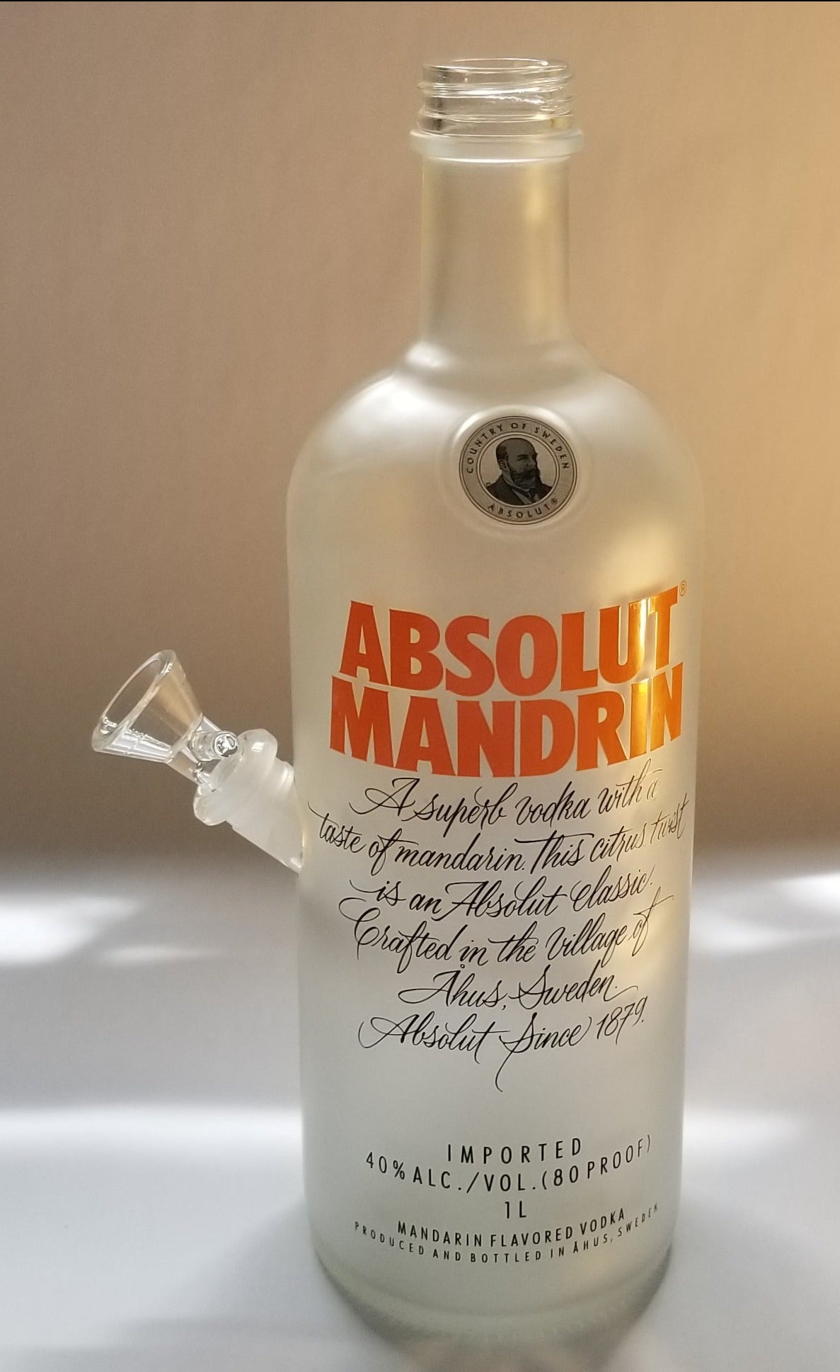 ABSOLUT MANDRIN VODKA BONG