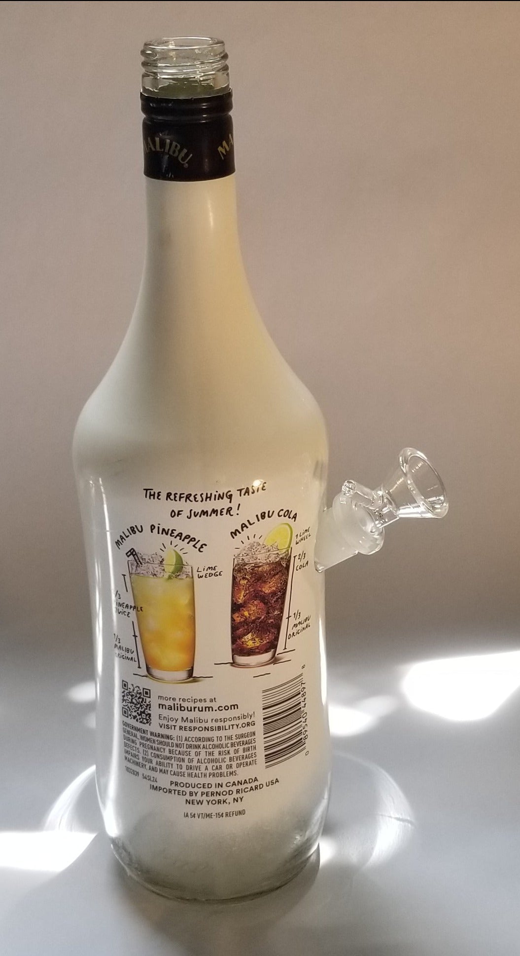 Malibu Coconut Rum Bong