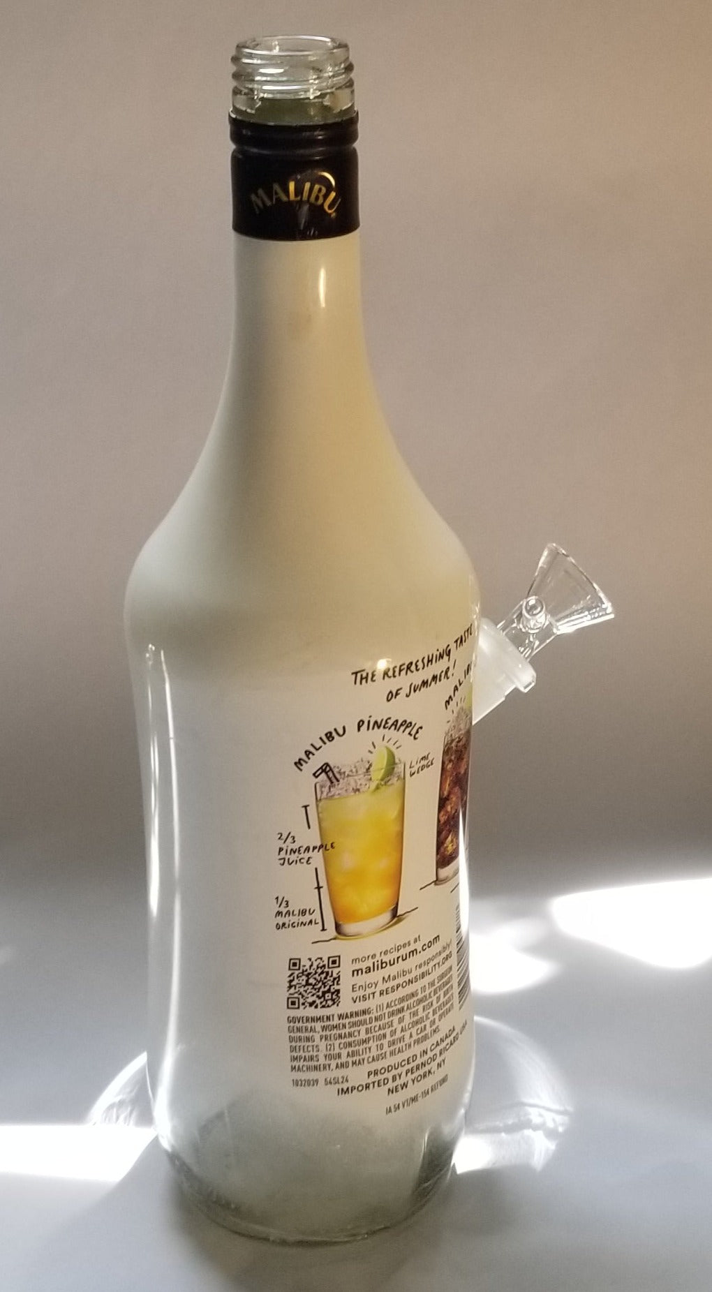 Malibu Coconut Rum Bong