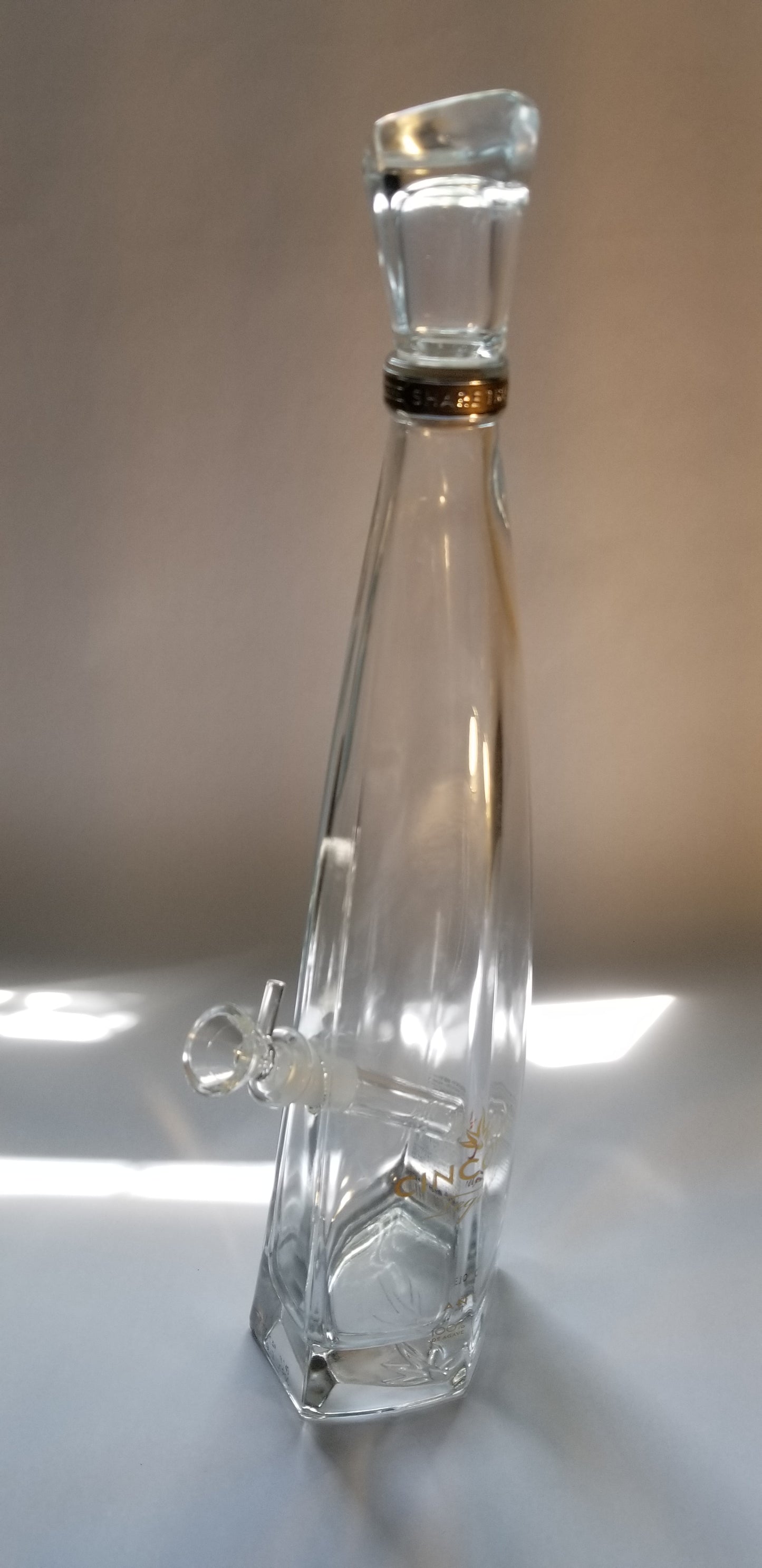 Cincoro Blanco Tequila Bong.