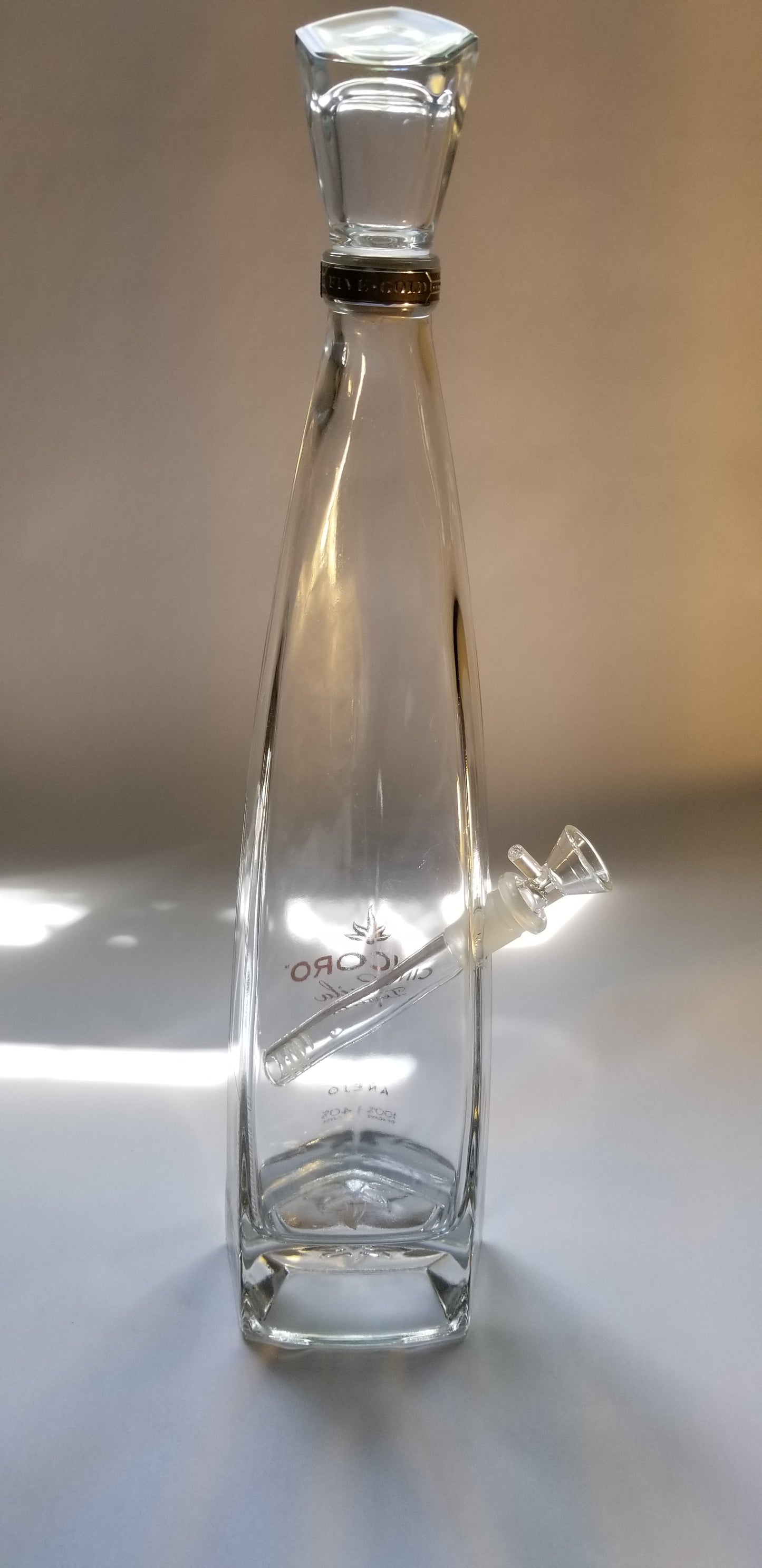 Cincoro Blanco Tequila Bong.