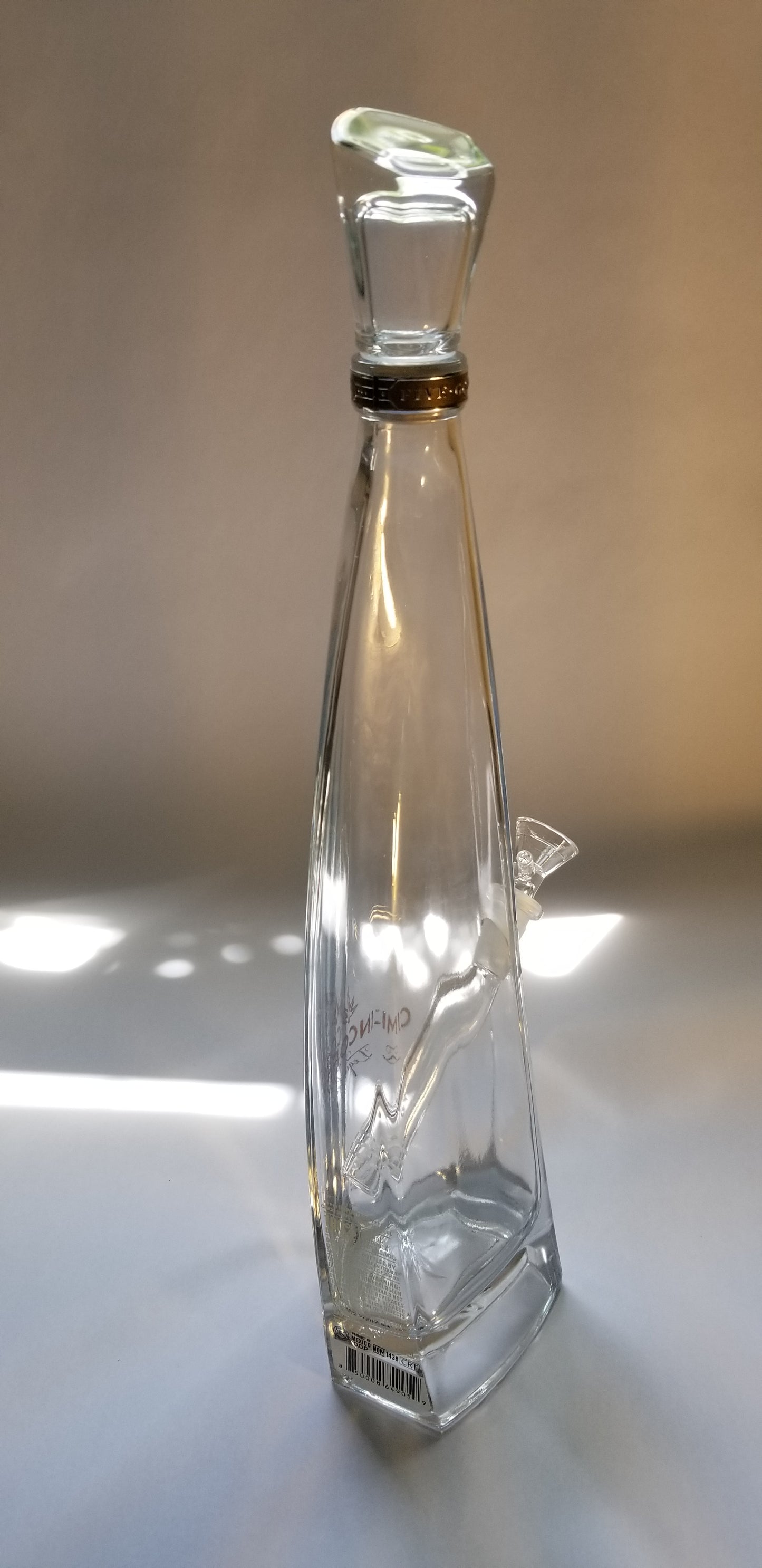 Cincoro Blanco Tequila Bong.