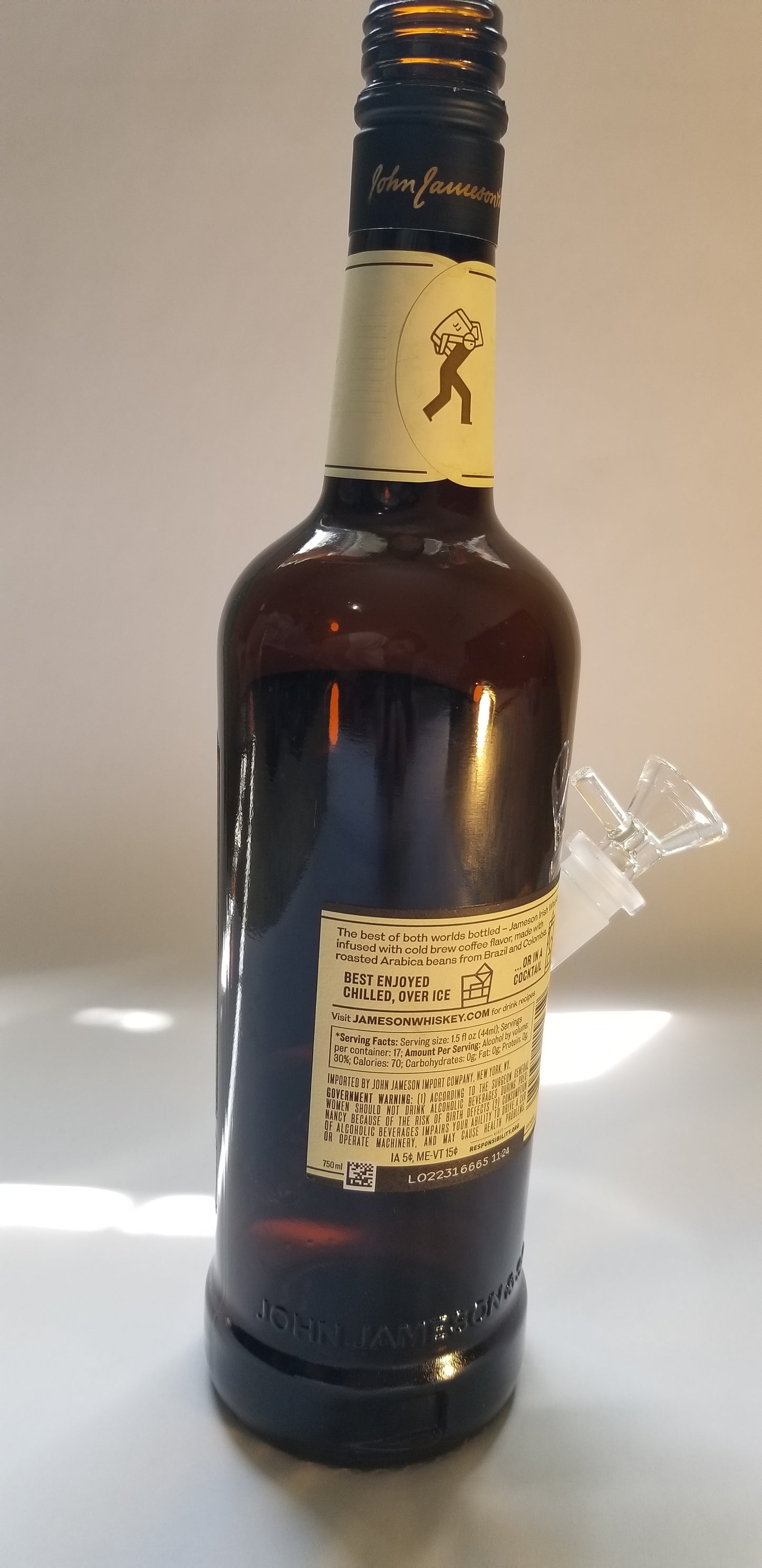 Jameson Cold Brew Irish Whiskey Bong