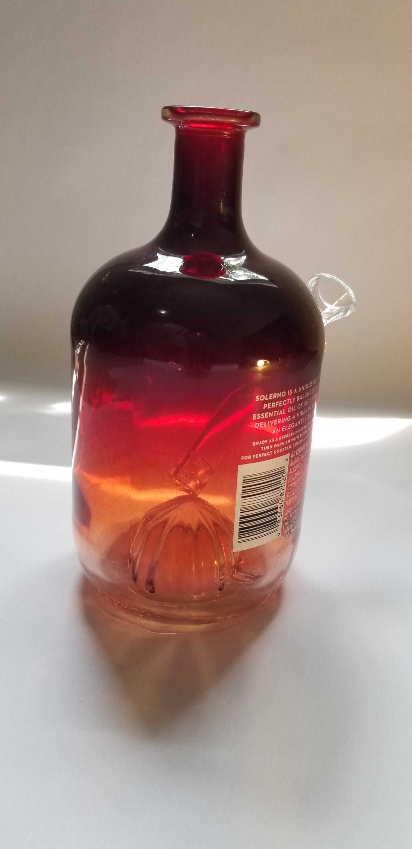 Solerno Blood Orange Liqueur Bong