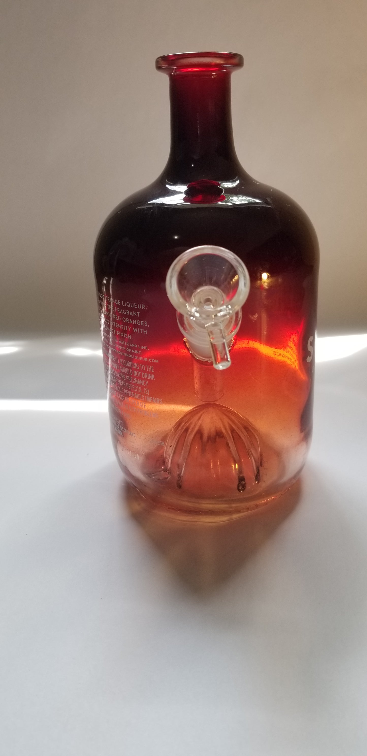 Solerno Blood Orange Liqueur Bong