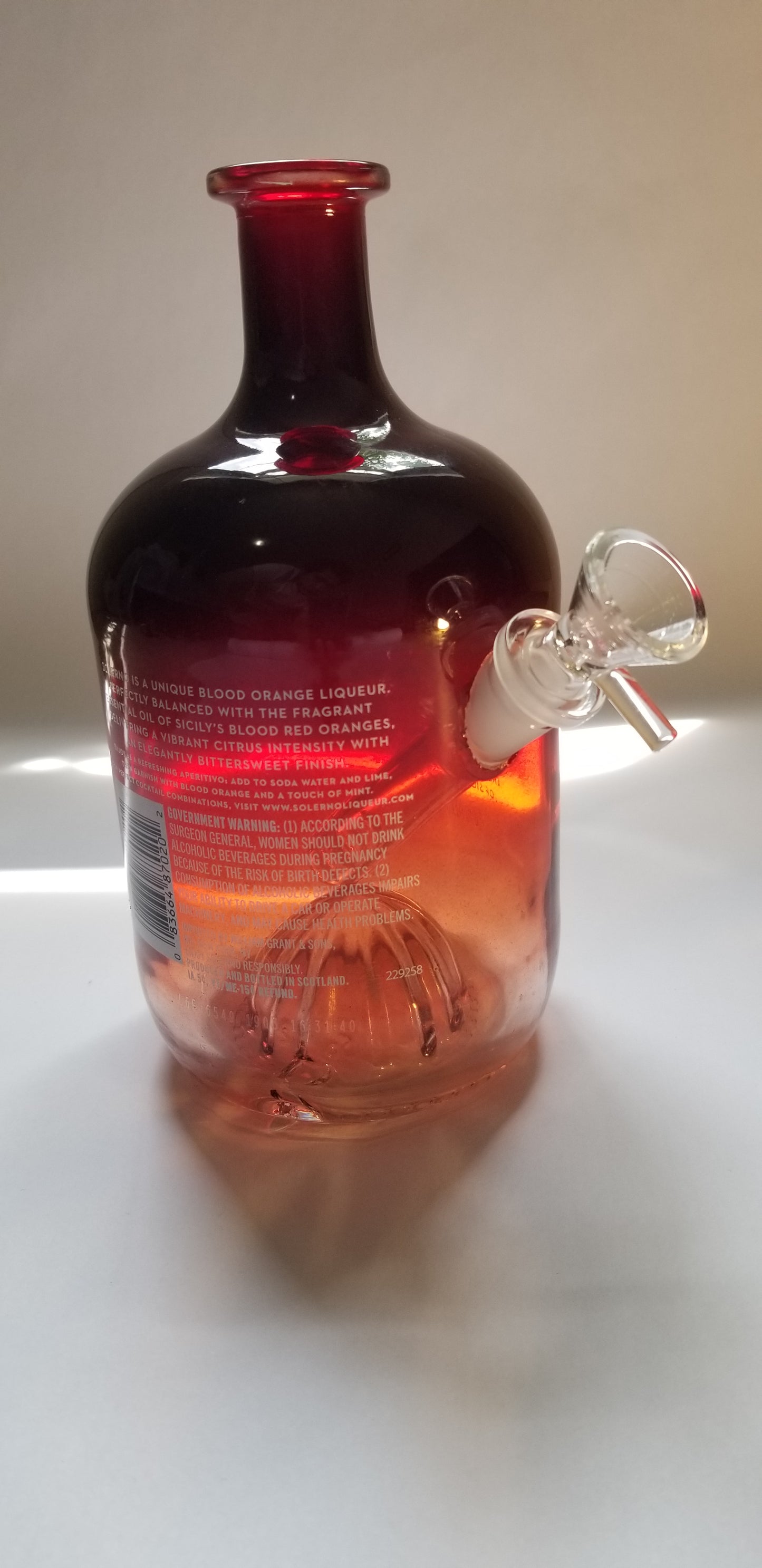 Solerno Blood Orange Liqueur Bong