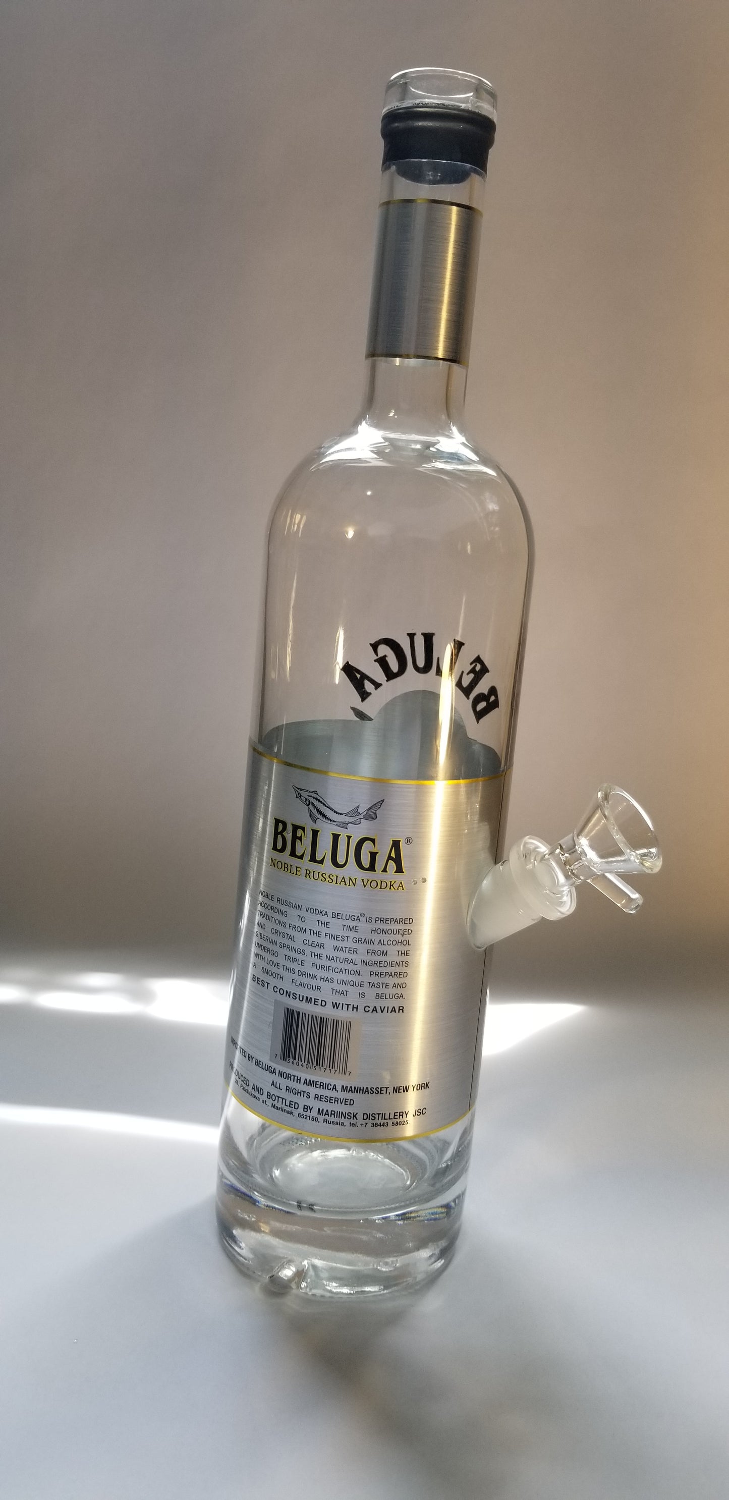 Beluga Noble Russian Vodka Bong.