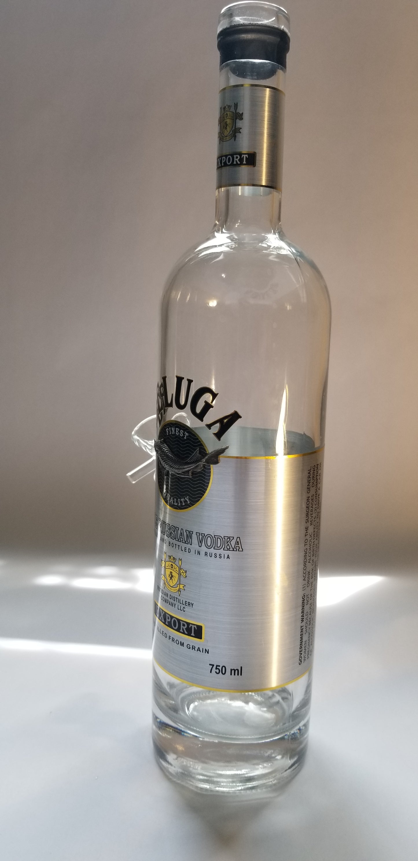 Beluga Noble Russian Vodka Bong.