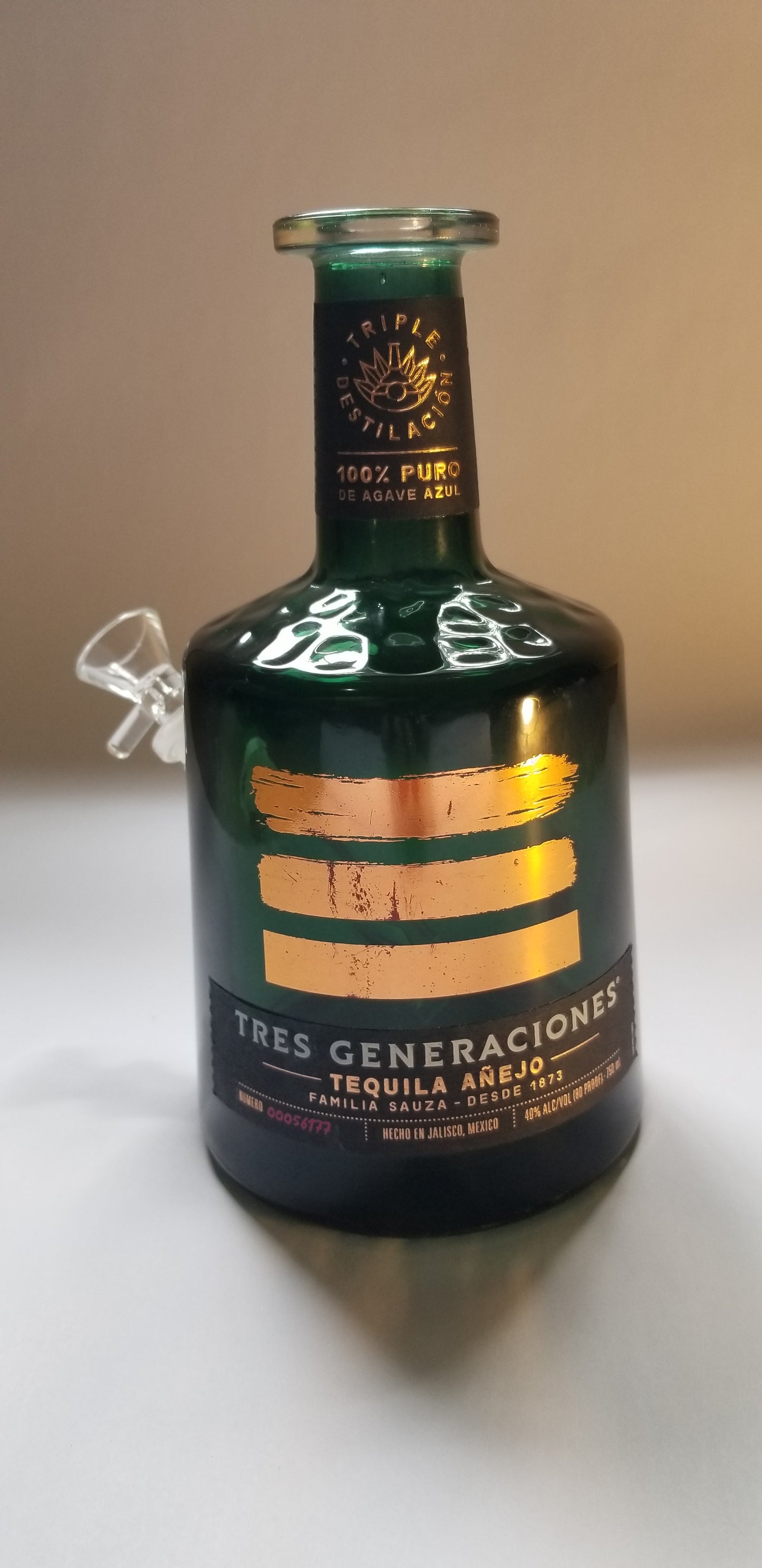 SAUZA TRES GENERACIONES AÑEJO BONG