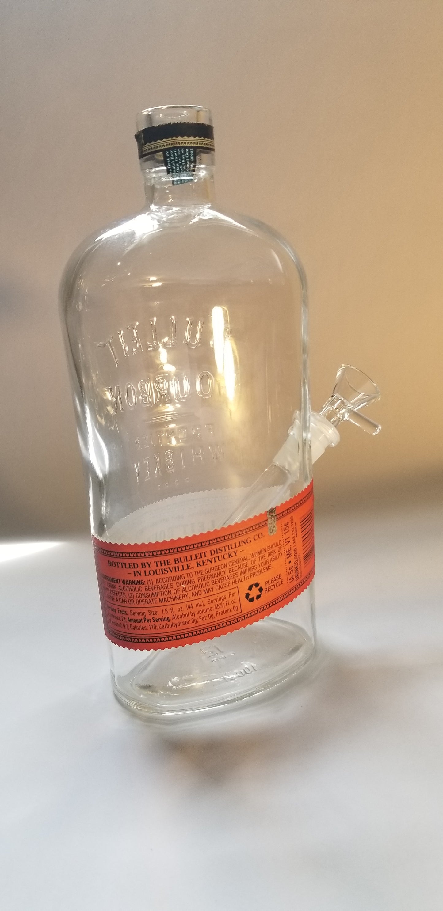 BULLEIT BOURBON WHISKEY BONG